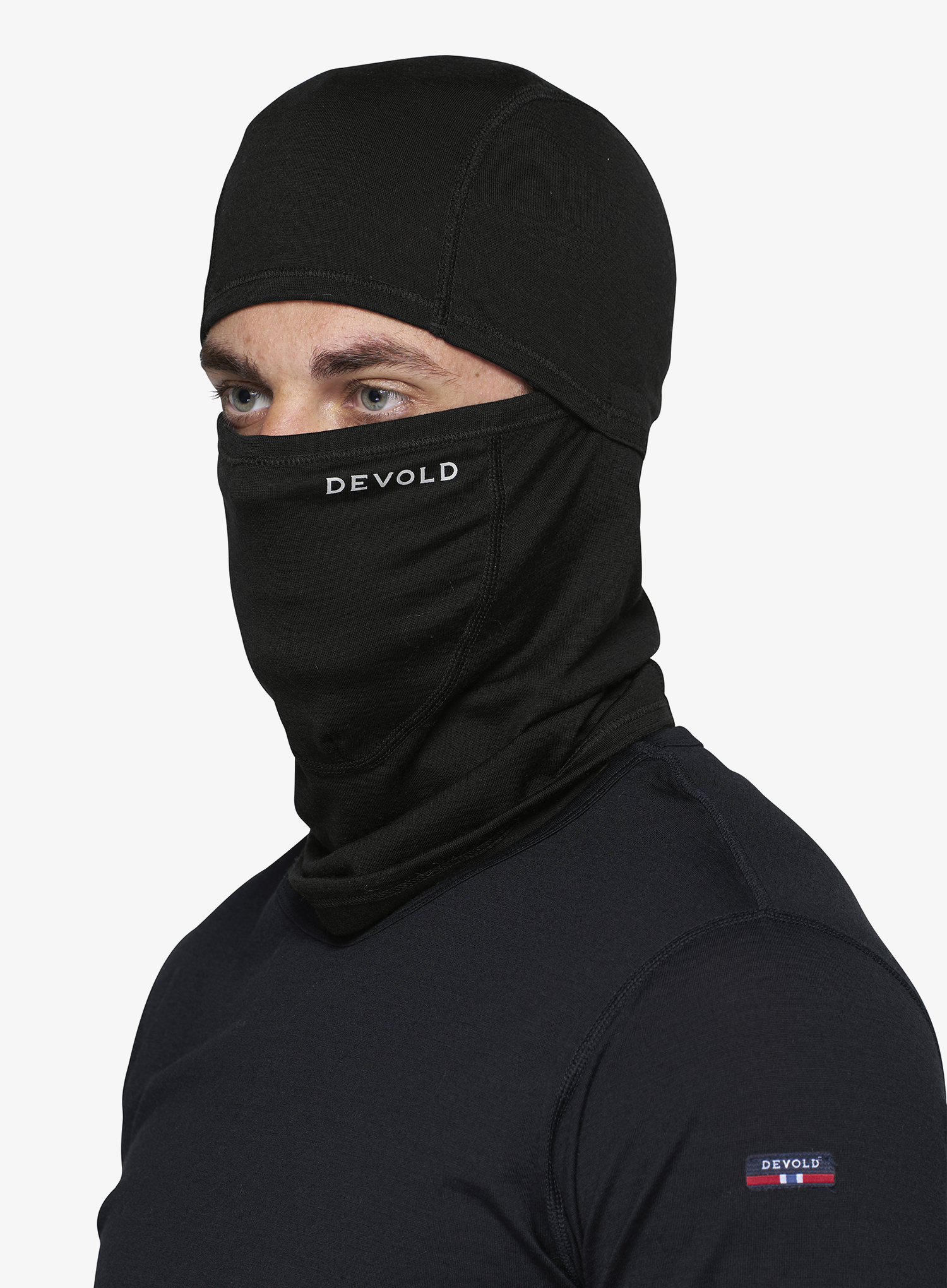 Cagula Devold Breeze Merino 150 Balaclava - black