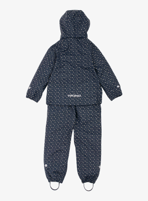 Colanți pentru copii Viking Jolly Print Rain Set - navy
