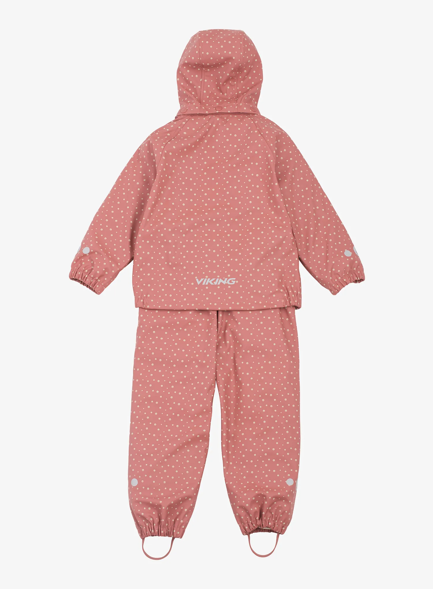 Colanți pentru copii Viking Jolly Print Rain Set - pink