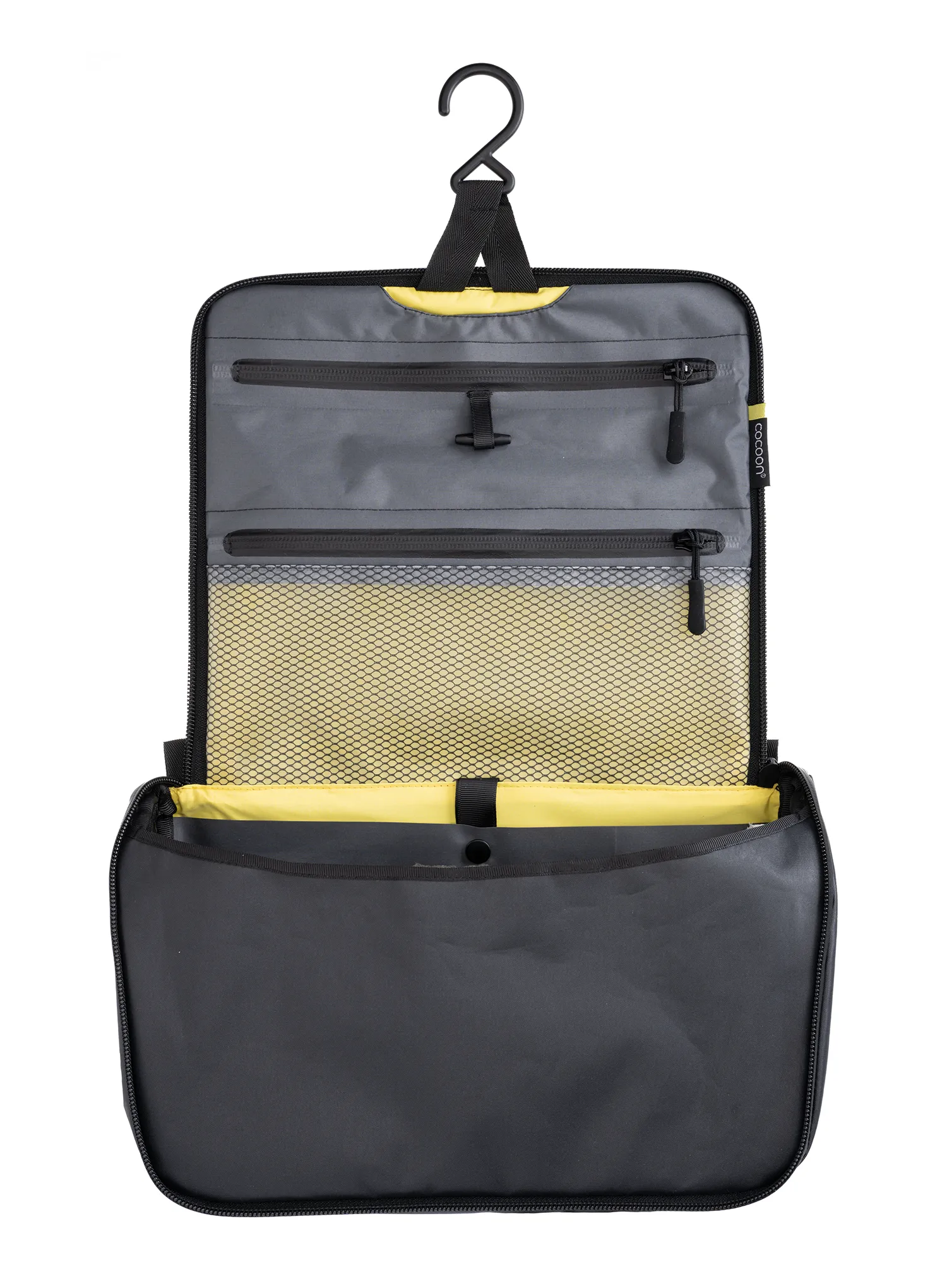 Geanta cosmetice Cocoon Toiletry Kit Allrounder - grey/black/yellow