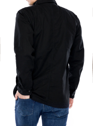 Cămaşă Carhartt Fleece Lined Snap Front Shirt Jac - black