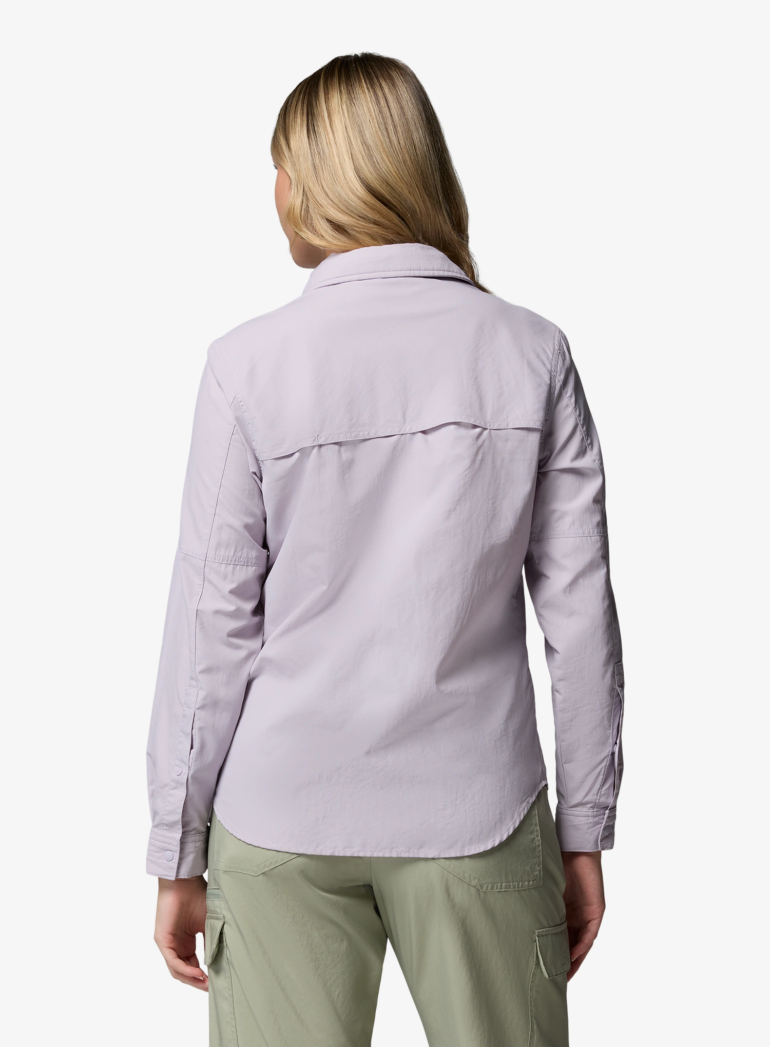 Camasa femei Columbia Skien Valley Long Sleeve Shirt - lavender pearl