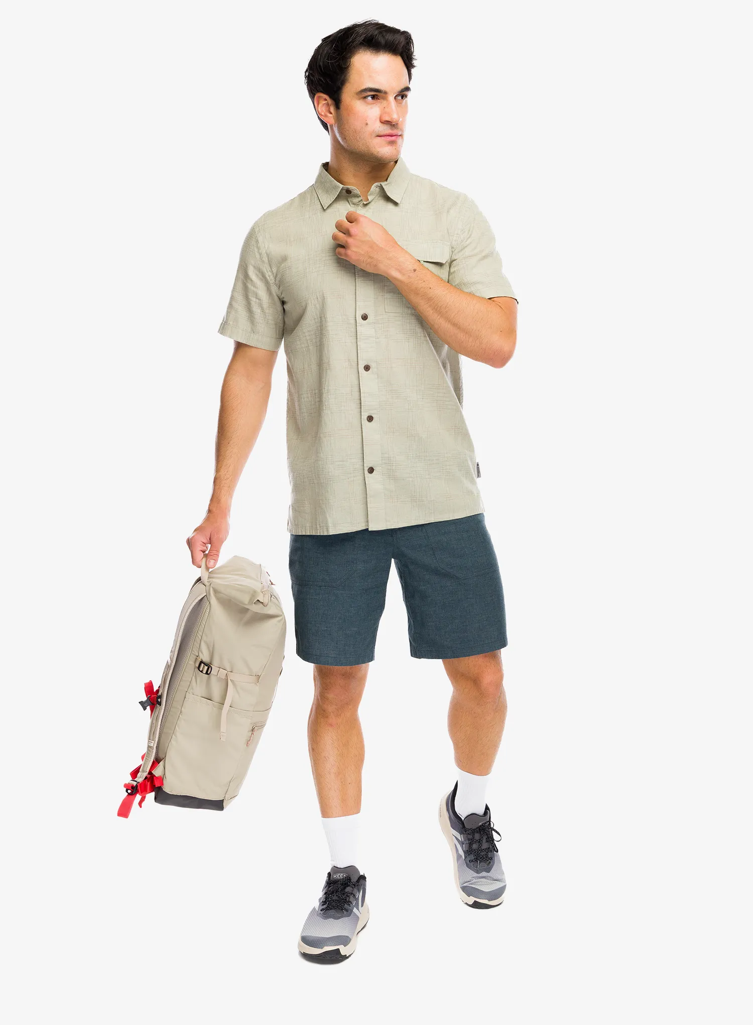 Camasa Royal Robbins Hempline Spaced SS - elm