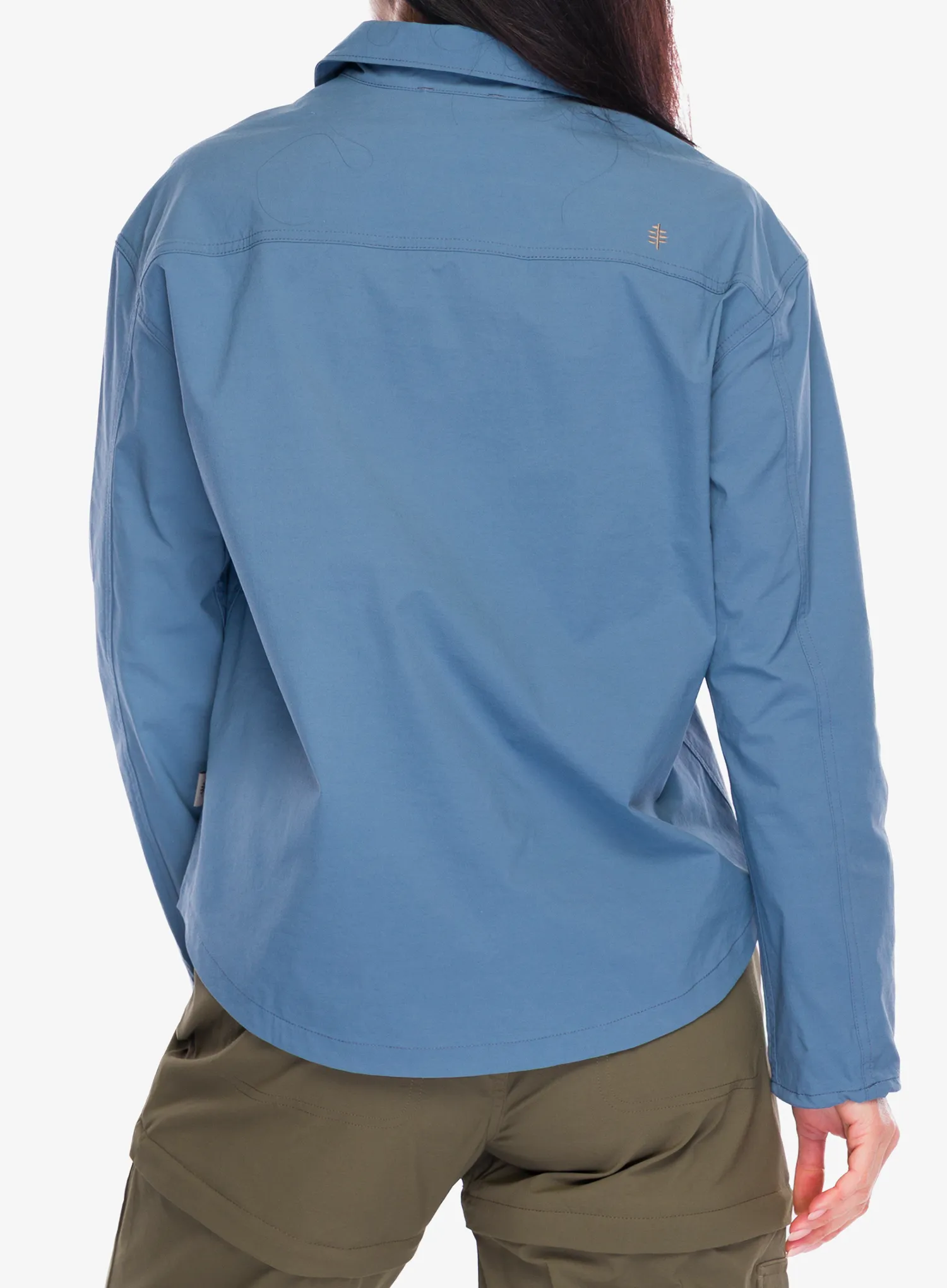 Camasa impotriva tantarilor femei Royal Robbins Wilder Shirt L/S - sea