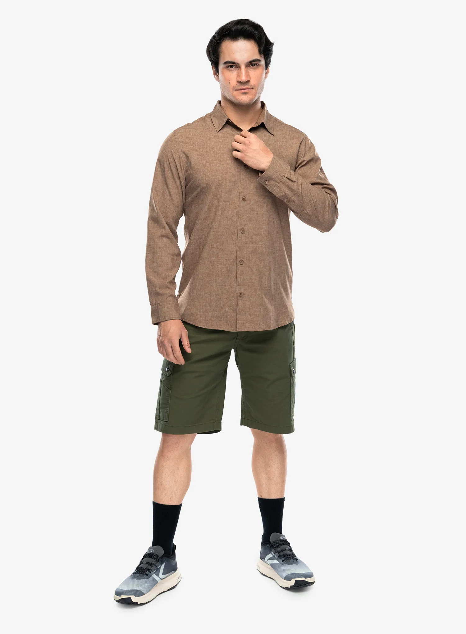 Camasa Royal Robbins Amp Lite II L/S - walnut htr