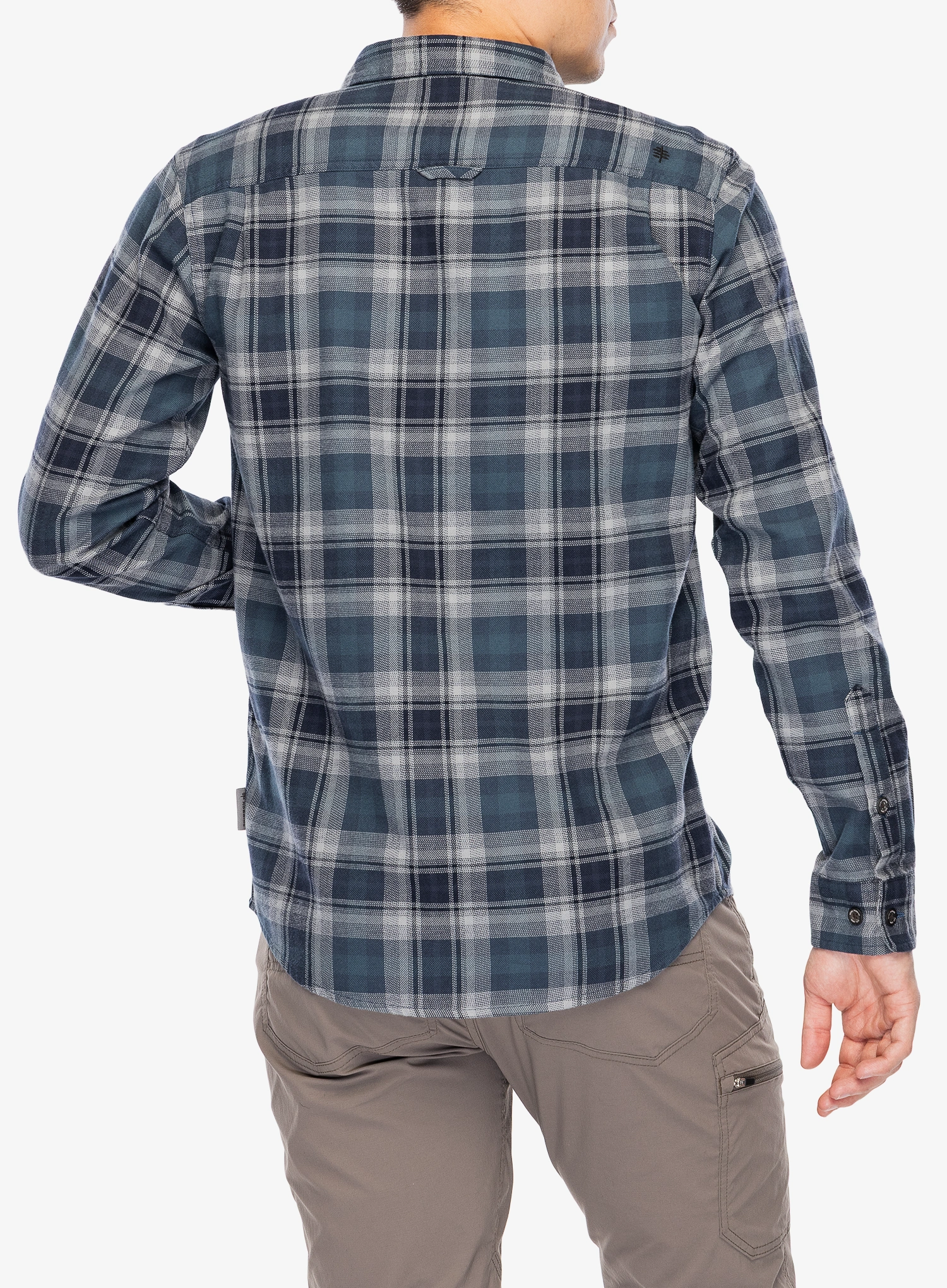 Cămaşă Royal Robbins Lieback Organic Cotton Flannel LS - navy dipsea pld