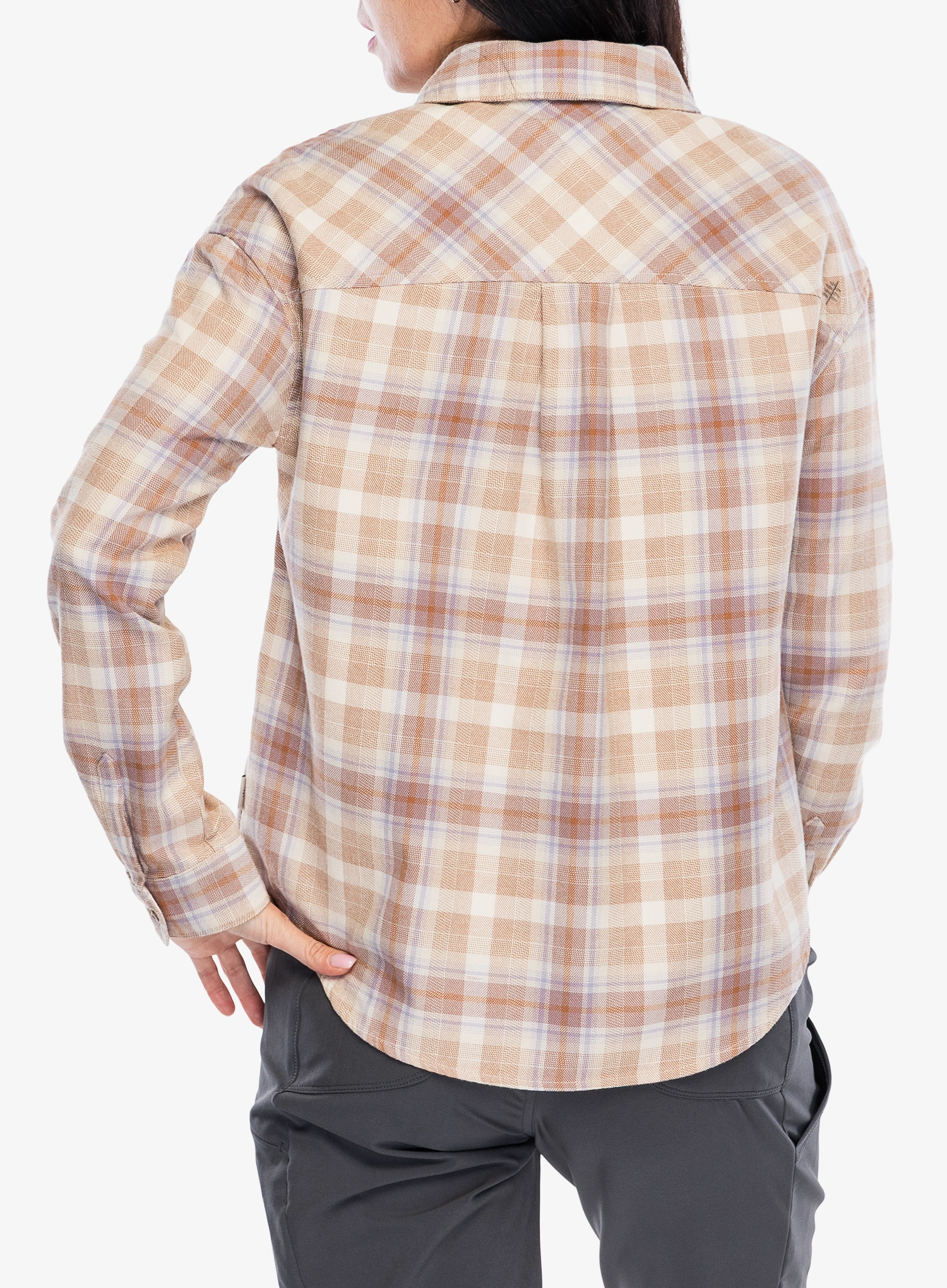 Camasa sport femei Royal Robbins Lieback Overshirt - chalk dipsea pld