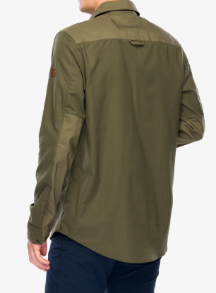 Camasa Fjallraven Keb Trekking Shirt LS - laurel green/laurel green