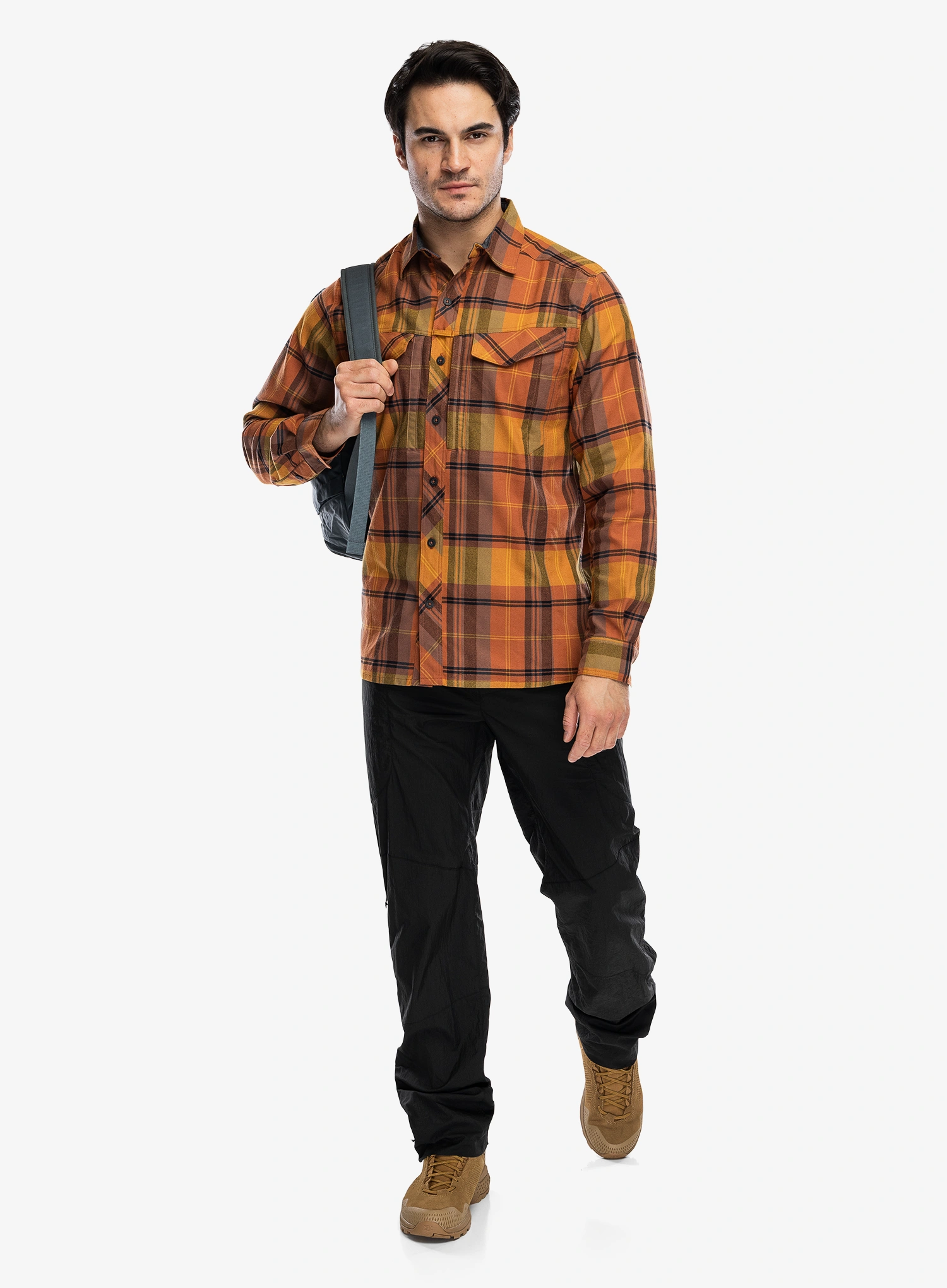 Camasa Helikon-Tex Defender Mk2 Nylon Sorona Blend - evening pumpkin