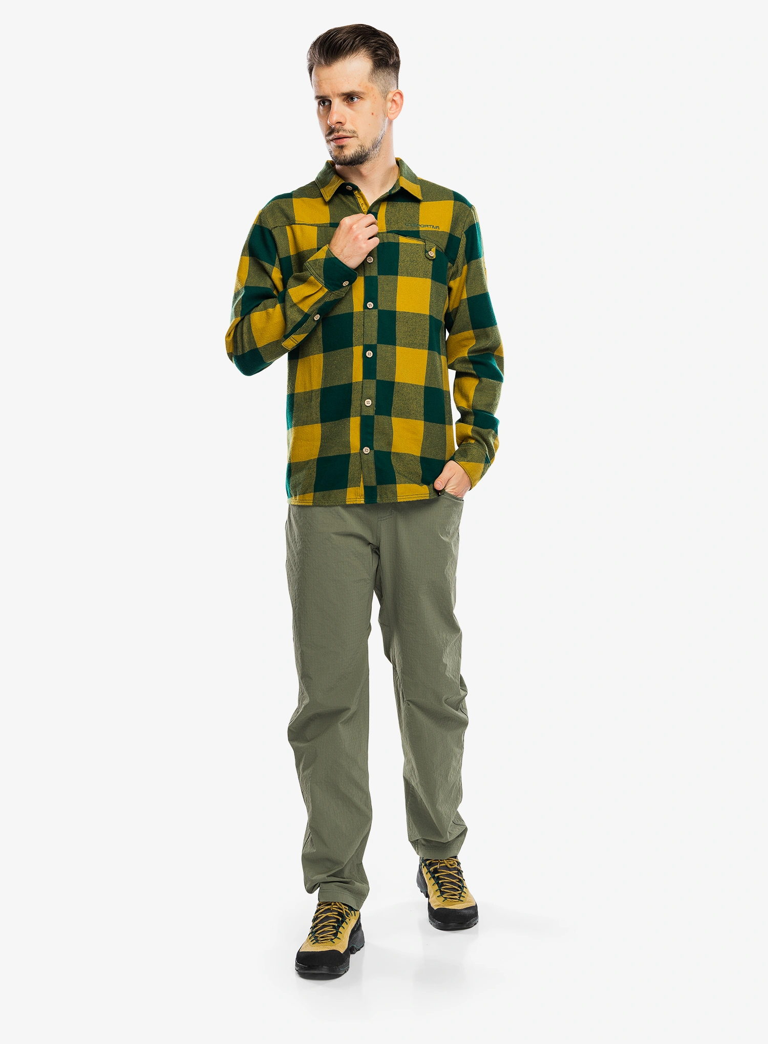 Camasa La Sportiva Rambler Flannel Shirt - jungle