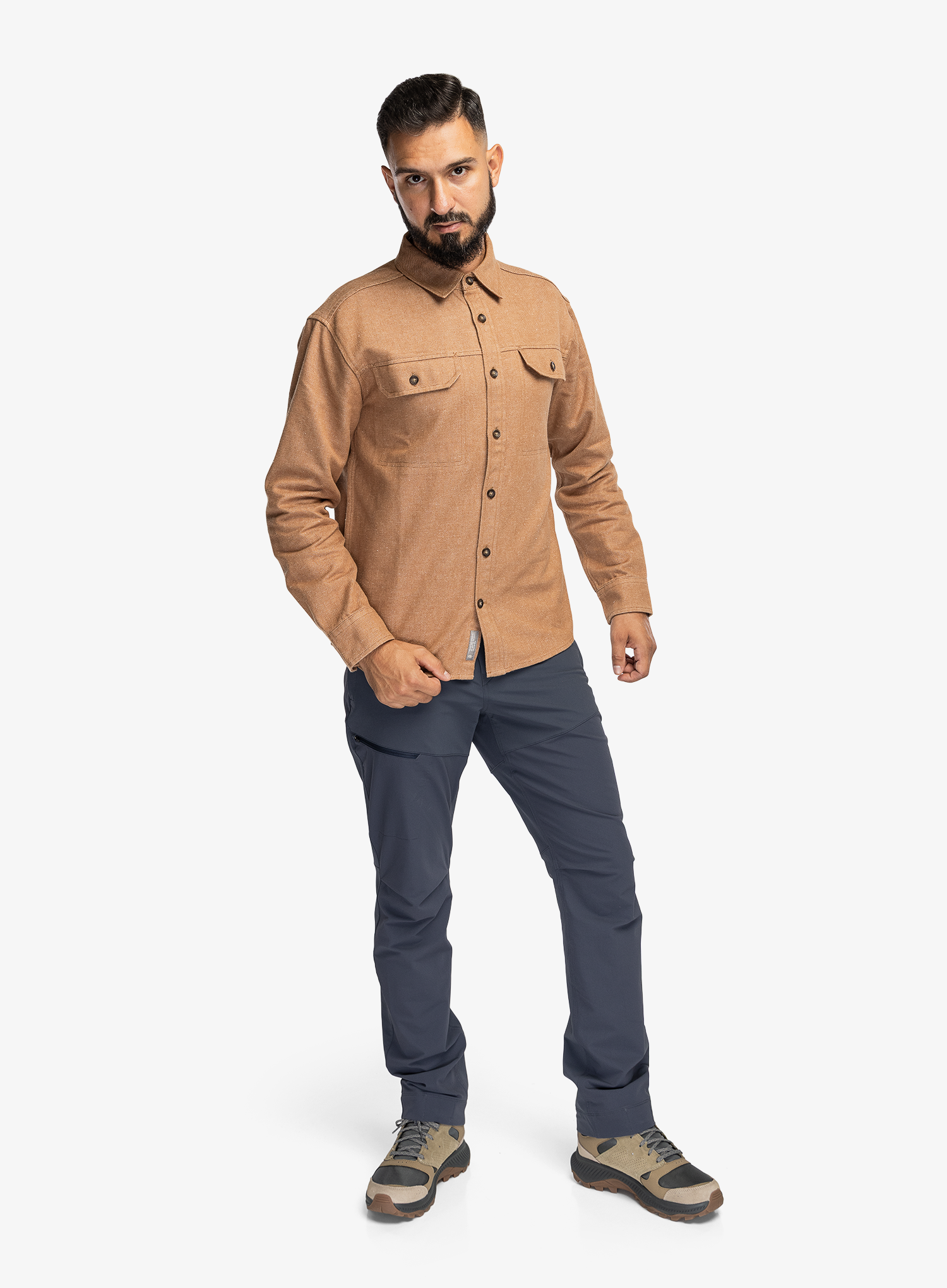 Camasa Royal Robbins Clouds Rest Hemp LS - pecan htr