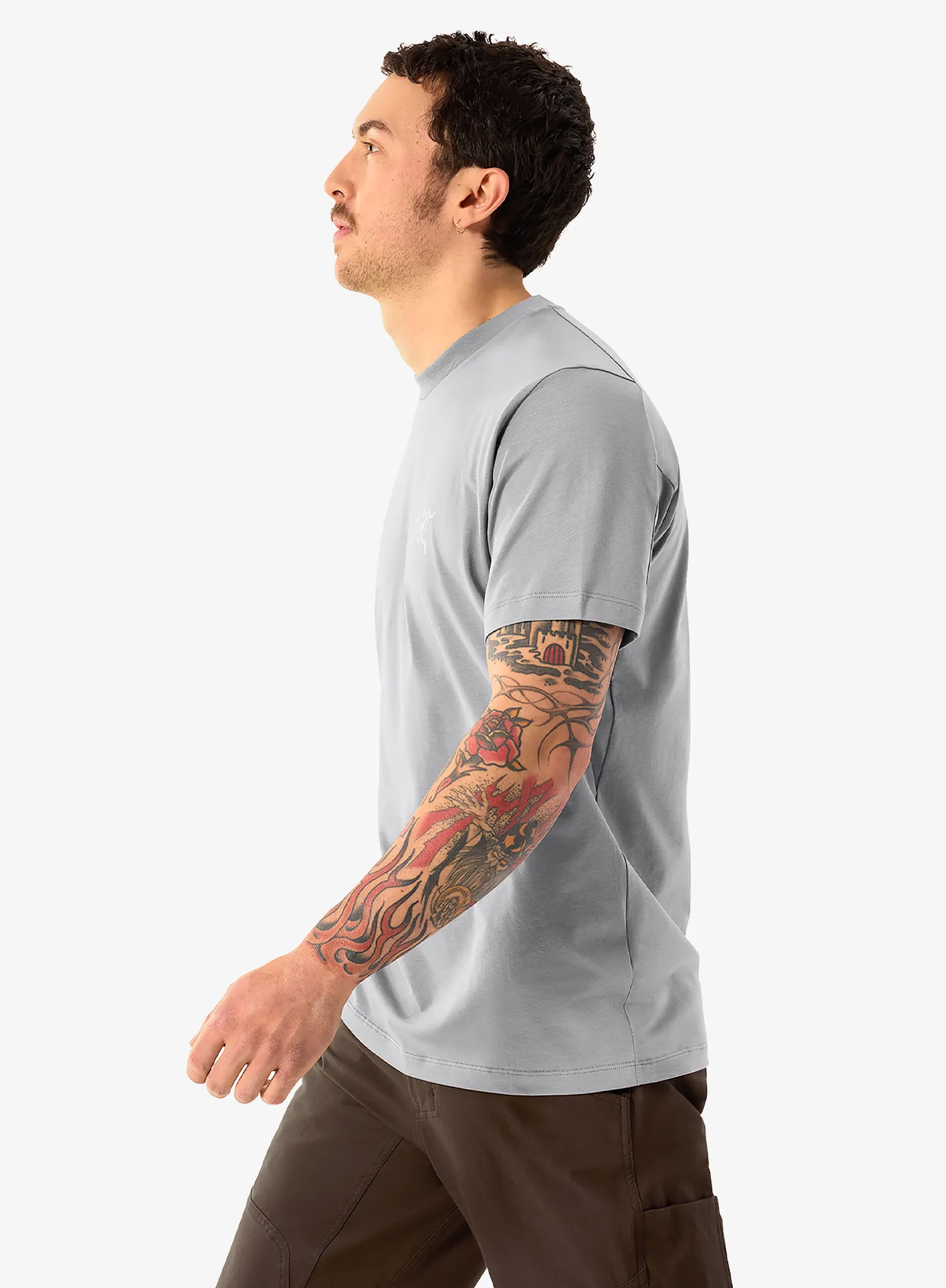 Tricou bumbac Arcteryx Kragg SL Cotton SS - void