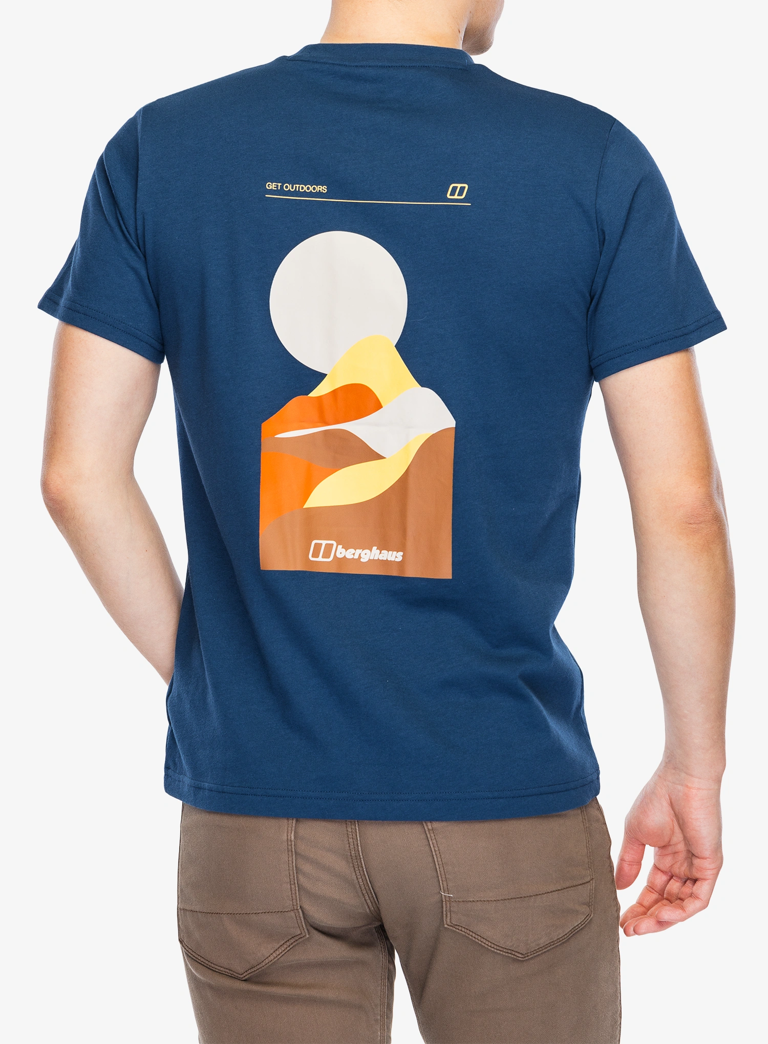 Tricou bumbac Berghaus Rolling Peaks SS Tee - hale navy