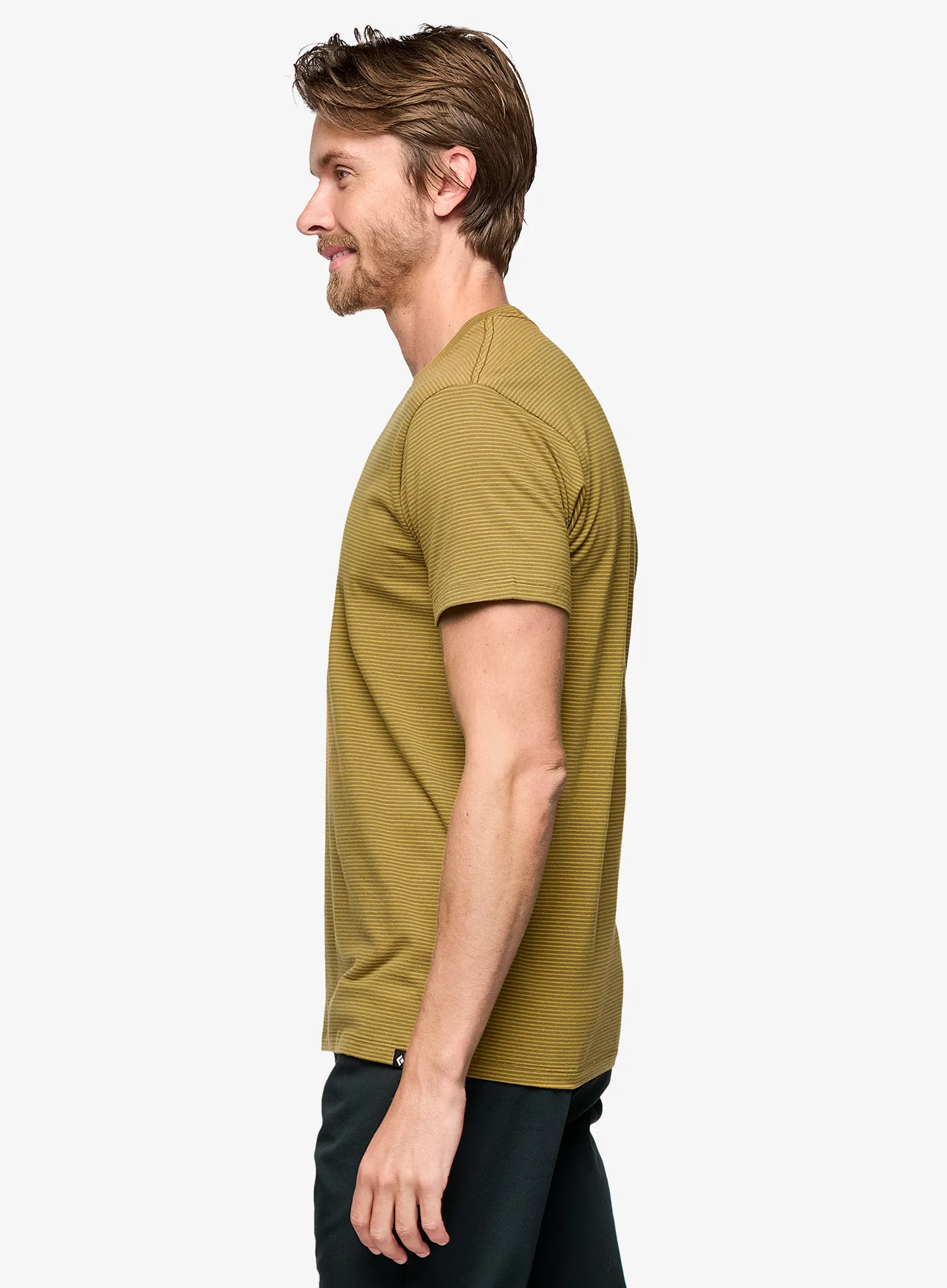 Tricou bumbac Black Diamond BD Stripe SS Tee - dark curry/amber