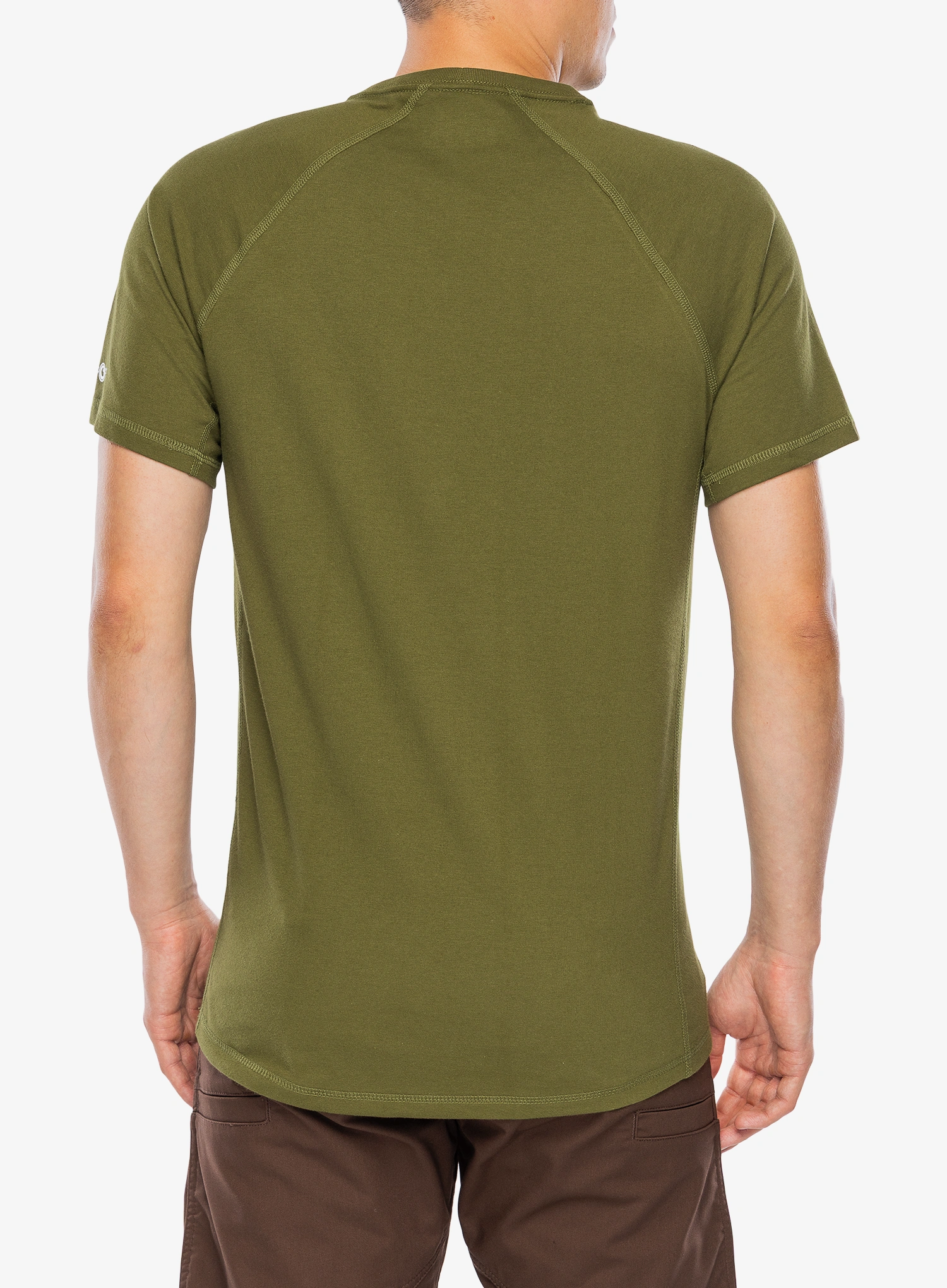 Tricou bumbac Carhartt Force Pocket S/S T-Shirt - dark bronzed green
