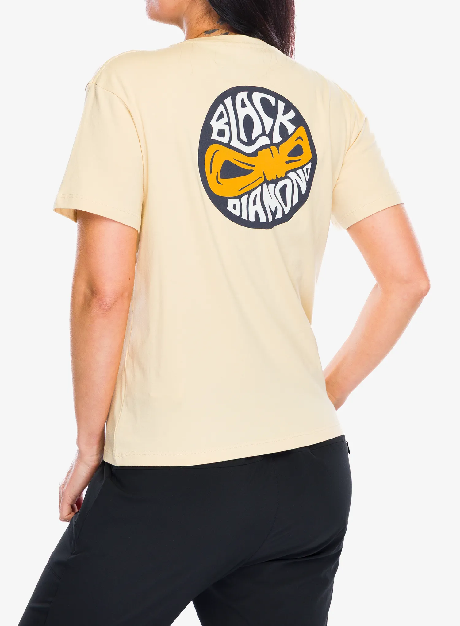 Tricou femei bumbac Black Diamond Rope Badge SS Tee - white oak
