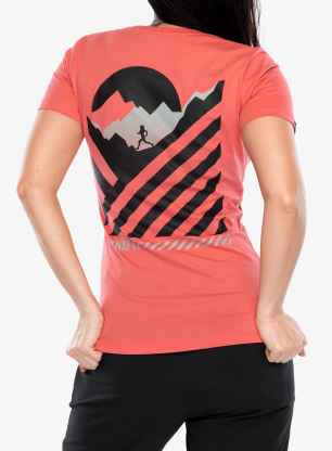 Tricou femei bumbac Dynafit 24/7 Graphic T-Shirt - cabana/striped elevation
