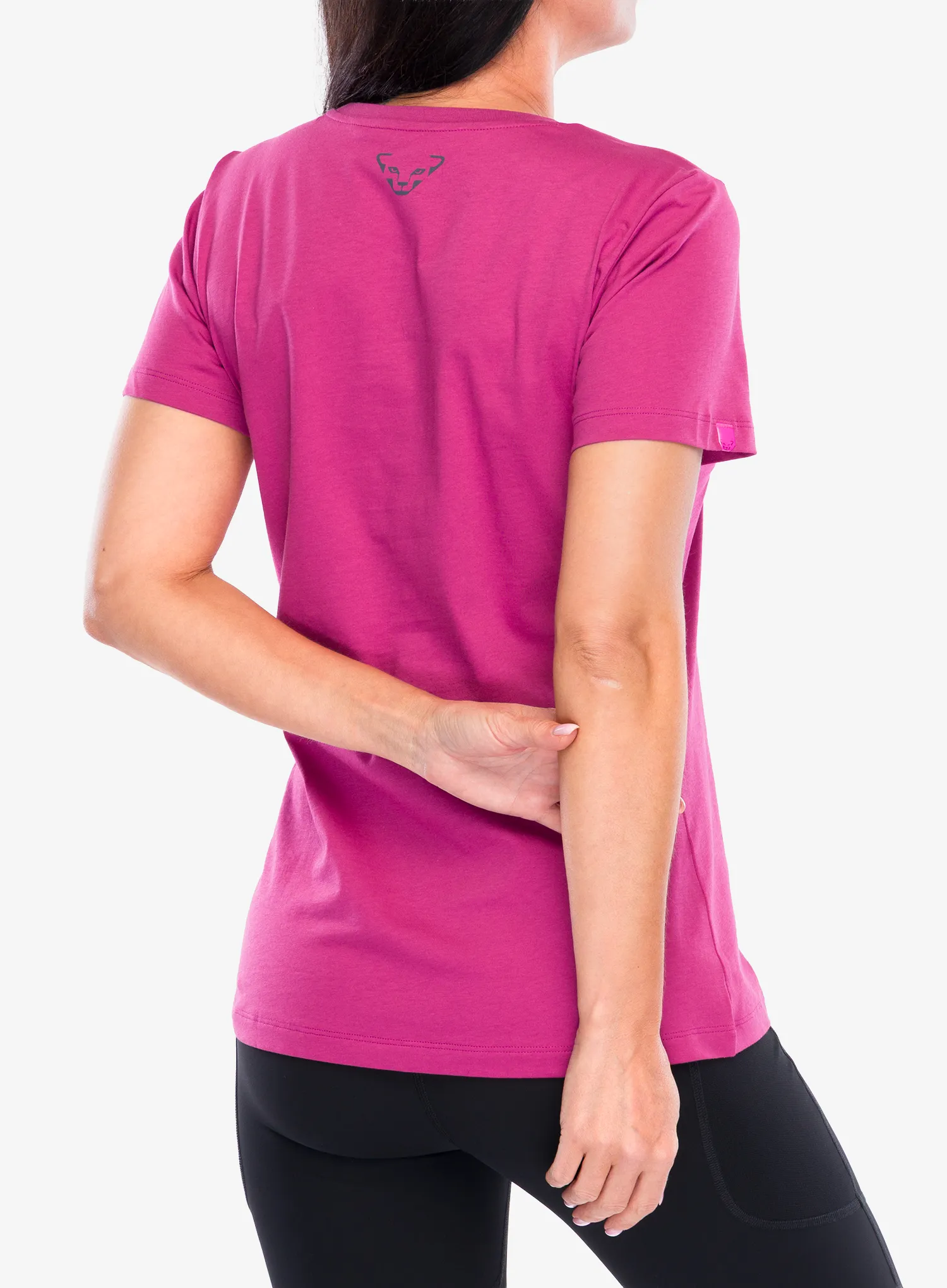 Tricou femei bumbac Dynafit Graphic CO S/S Tee - magenta/horizon