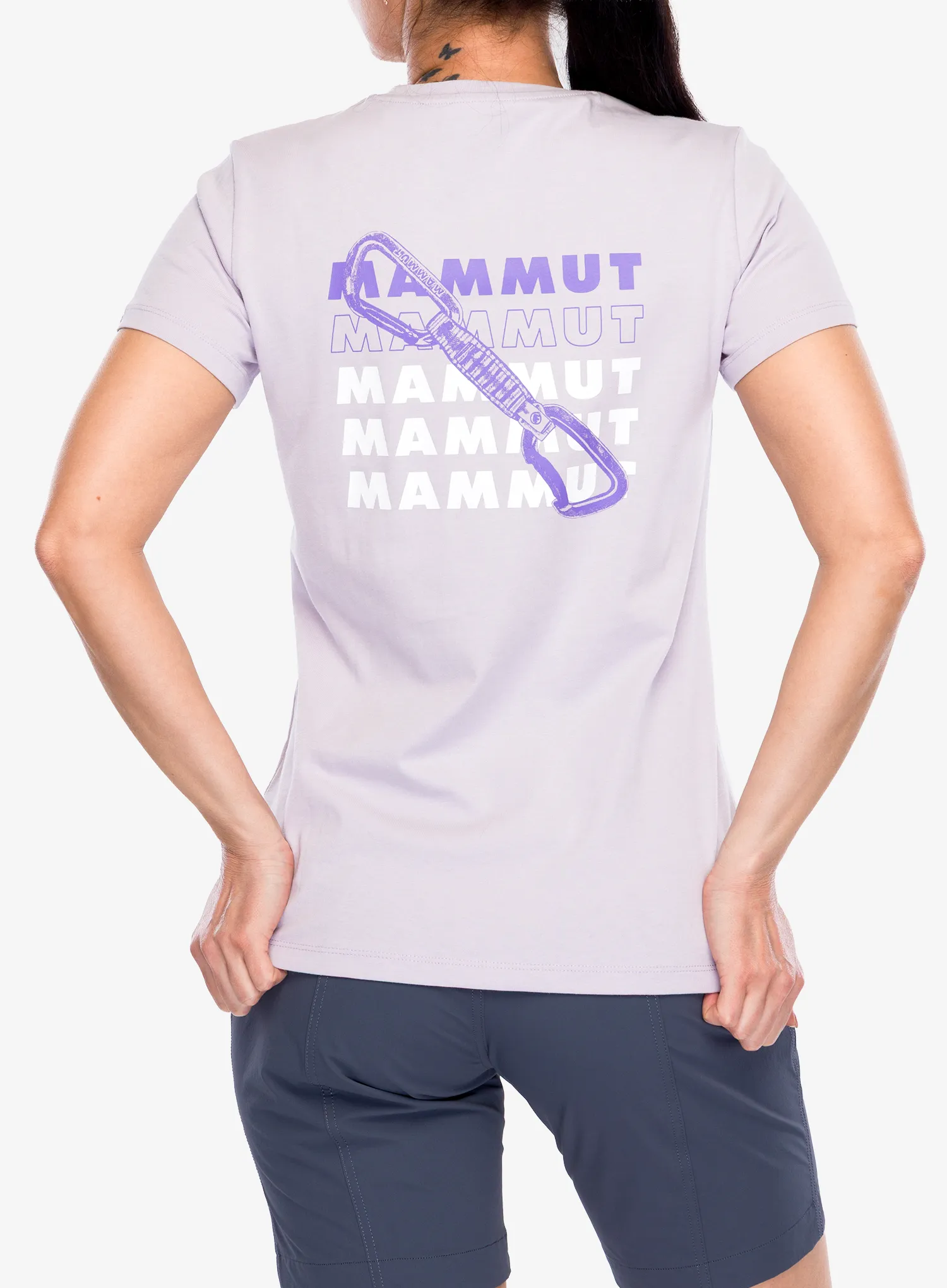Tricou femei bumbac Mammut Massone T-Shirt Quickdraw - alpine calamint