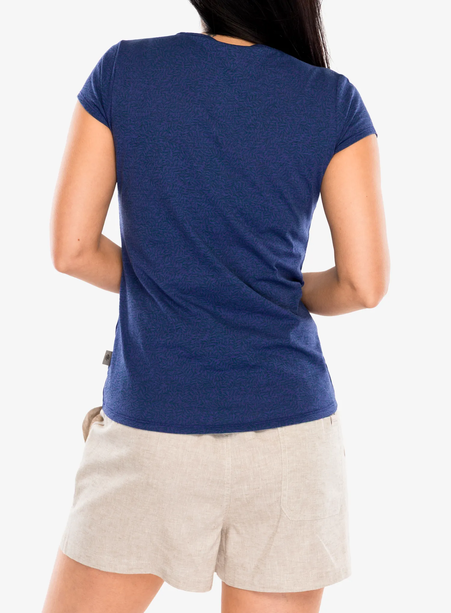 Tricou femei bumbac Royal Robbins Featherweight Slub Tee - future dusk nisene pt