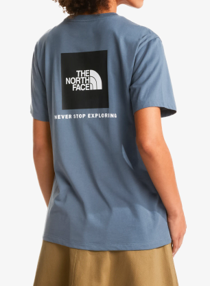 Tricou femei bumbac The North Face Evolution Half Dome Relaxed Short Sleeve - granite grey