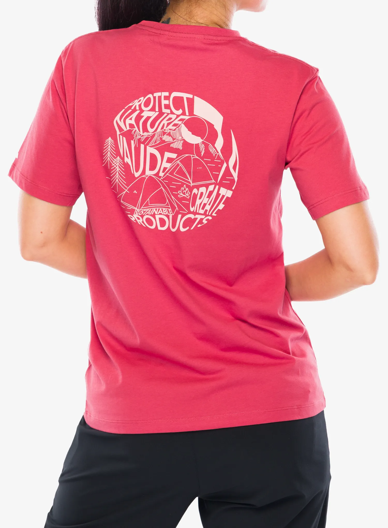Tricou femei bumbac Vaude Spirit T-Shirt II - brick