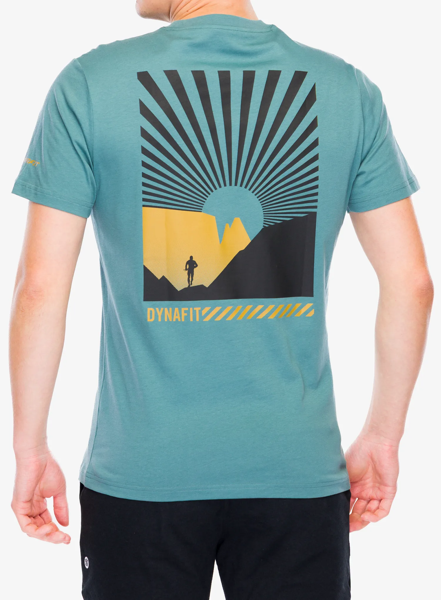 Tricou bumbac Dynafit 24/7 Graphic T-Shirt - atlantic/sunrise trail