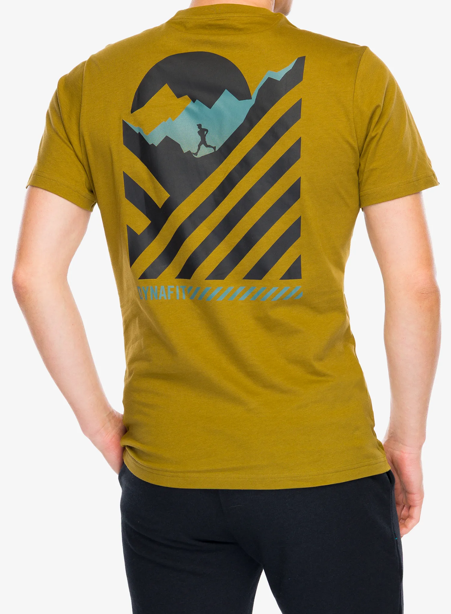 Tricou bumbac Dynafit 24/7 Graphic T-Shirt - relic/striped elevation