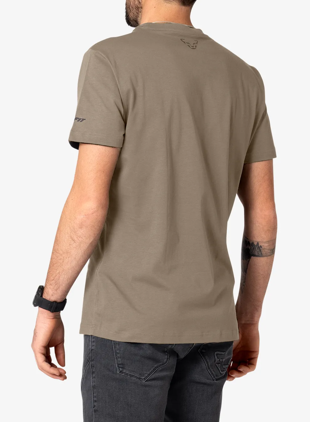 Tricou bumbac Dynafit Graphic Cotton S/S Tee - fallen rock/horizon