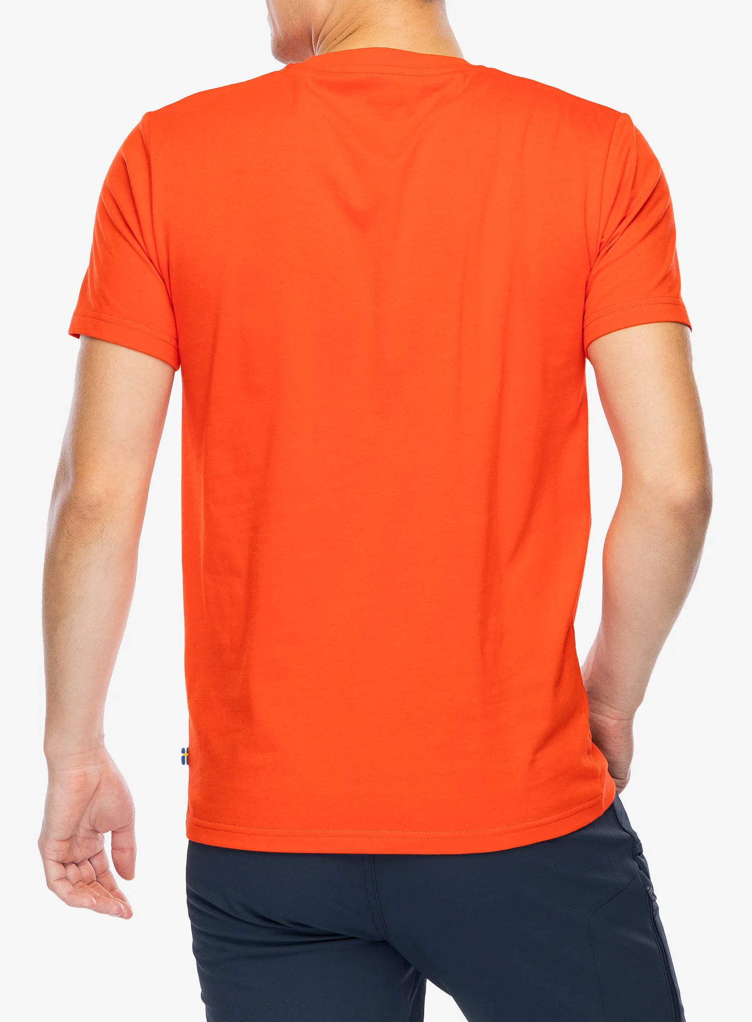 Tricou bumbac Fjallraven 1960 Logo T-Shirt - flame orange