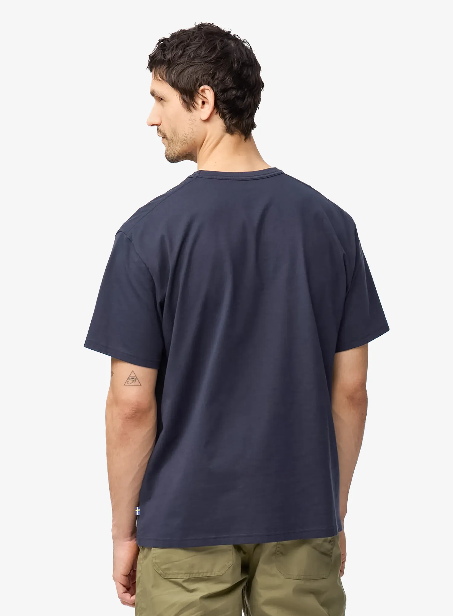 Tricou bumbac Fjallraven Fjallraven Relaxed T-Shirt - dark navy