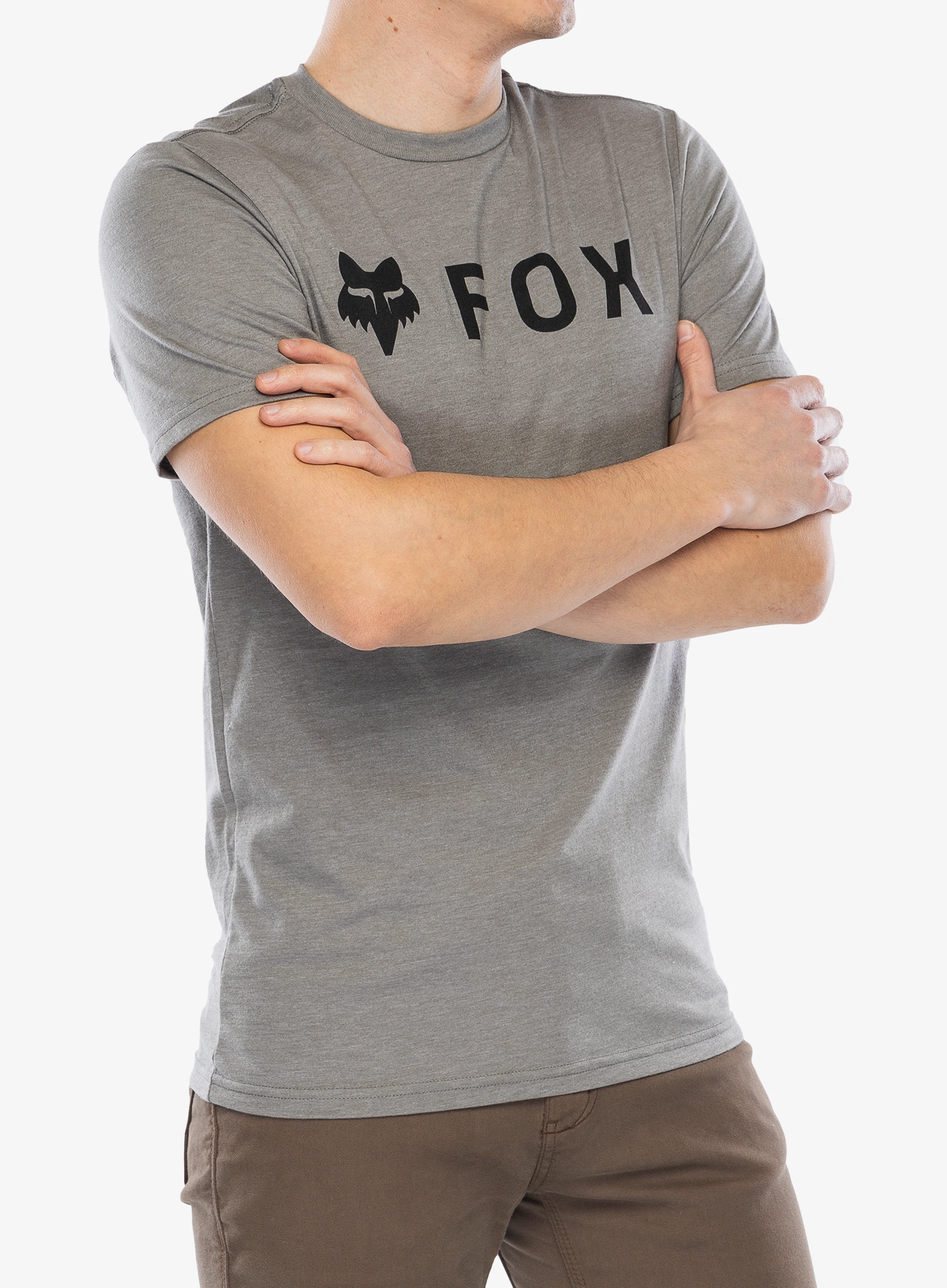 Tricou bumbac Fox Absolute SS Prem Tee - heather graphite