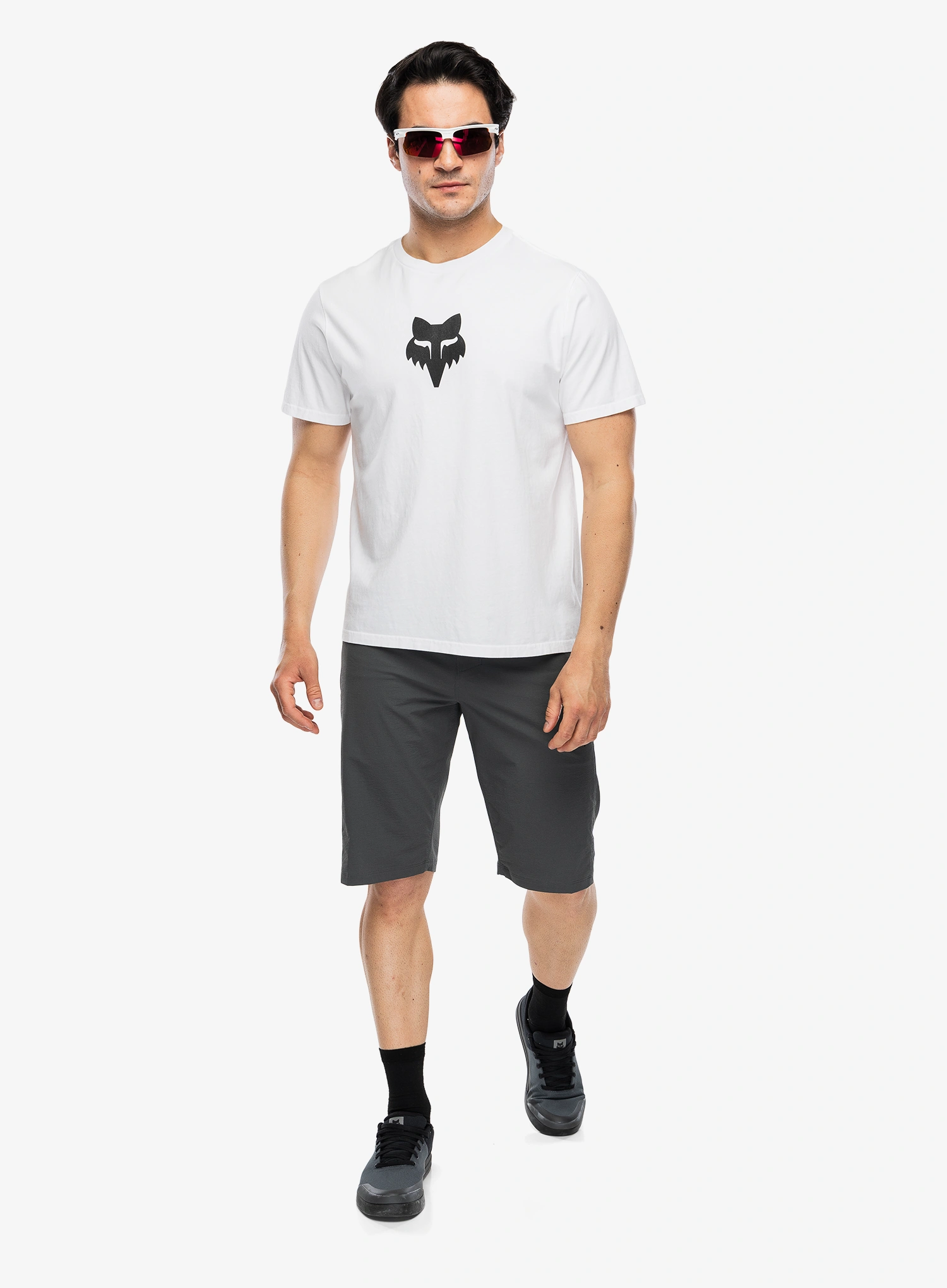Tricou bumbac Fox Head 195 Original SS Tee - optic white
