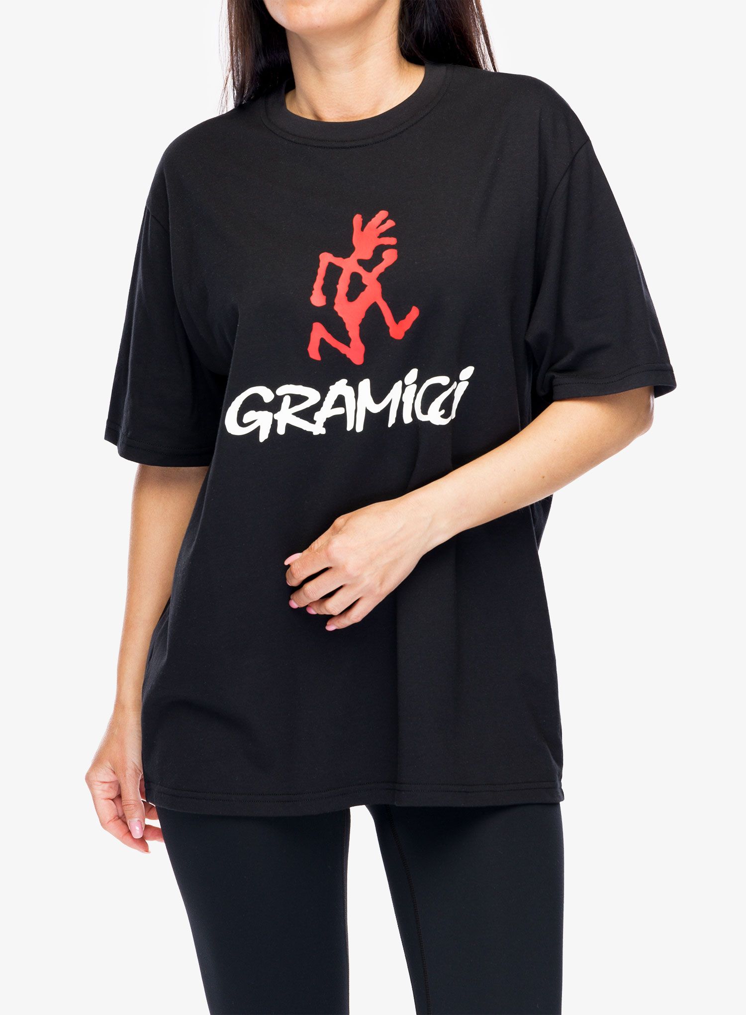 Tricou bumbac Gramicci Gramicci Logo Tee - black