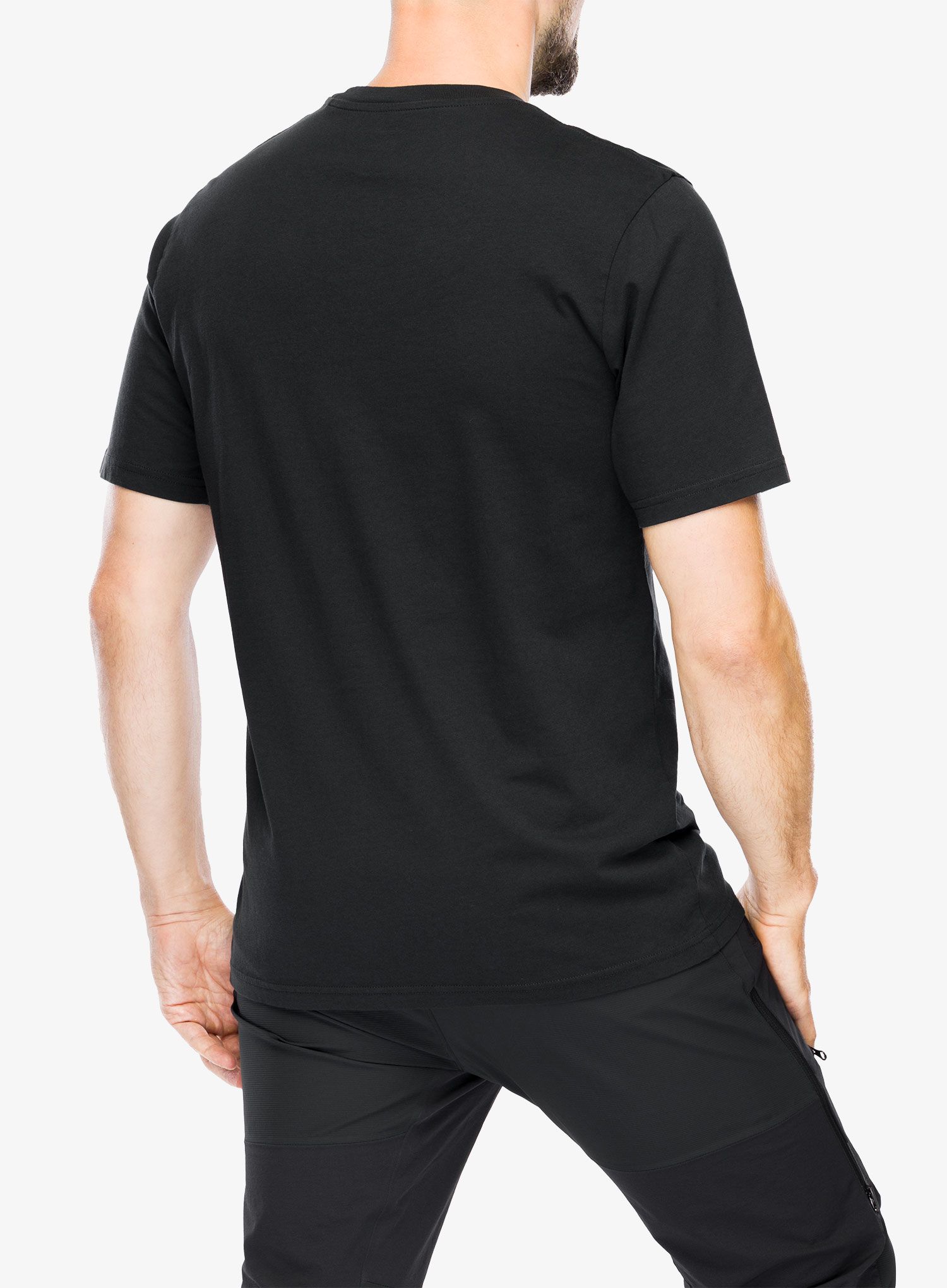 Tricou bumbac Norrona /29 Cotton Activity Embroidery T-Shirt - caviar