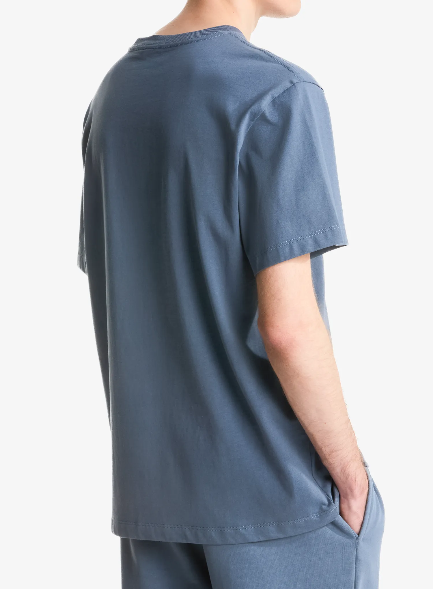 Tricou bumbac The North Face Essential Center Logo Relaxed SS - granite grey
