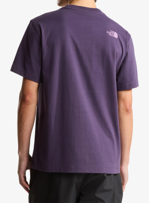 Tricou bumbac The North Face Logo Twist Relaxed SS Tee - endless dusk
