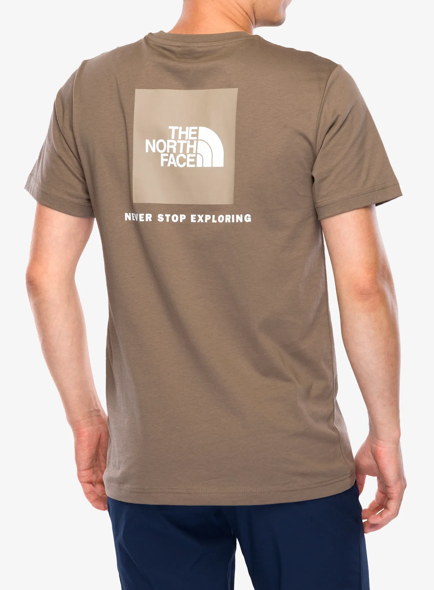 Tricou bumbac The North Face S/S Redbox Tee - mocha brown/mushroom
