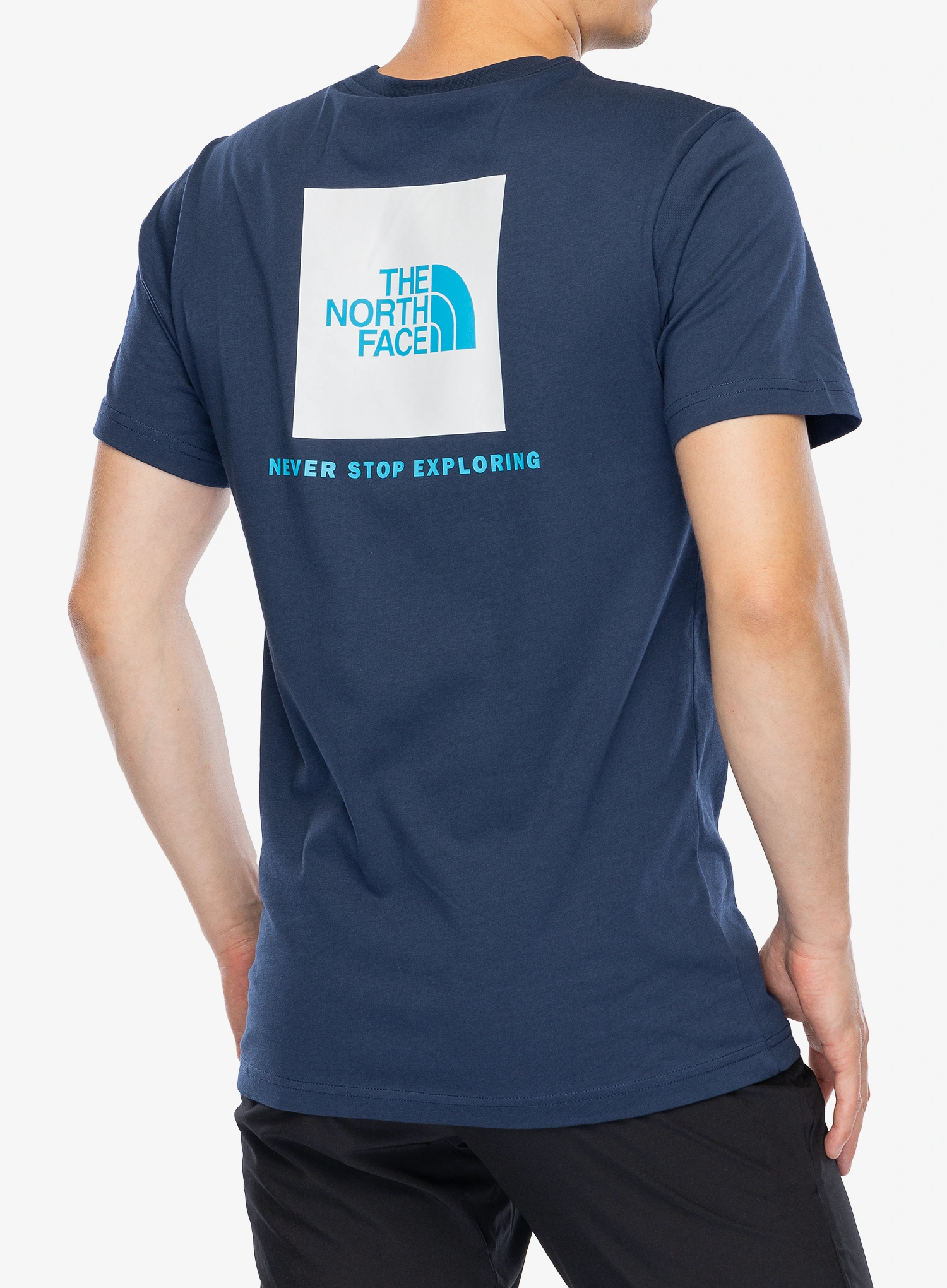 Tricou bumbac The North Face S/S Redbox Tee - summit navy/tnf white