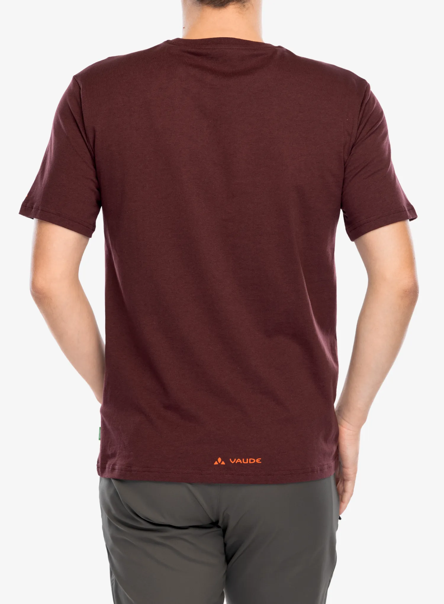 Tricou bumbac Vaude Cyclist T-Shirt V - dark oak