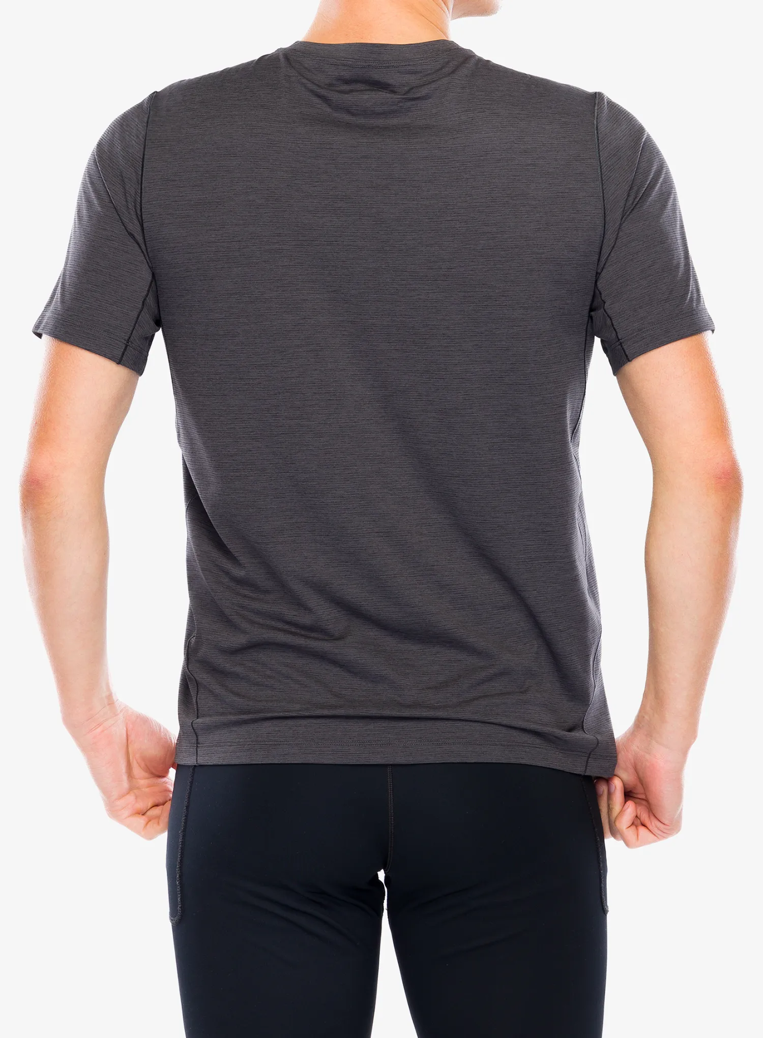 Tricou alergare Arcteryx Cormac Crew SS - black sapphire