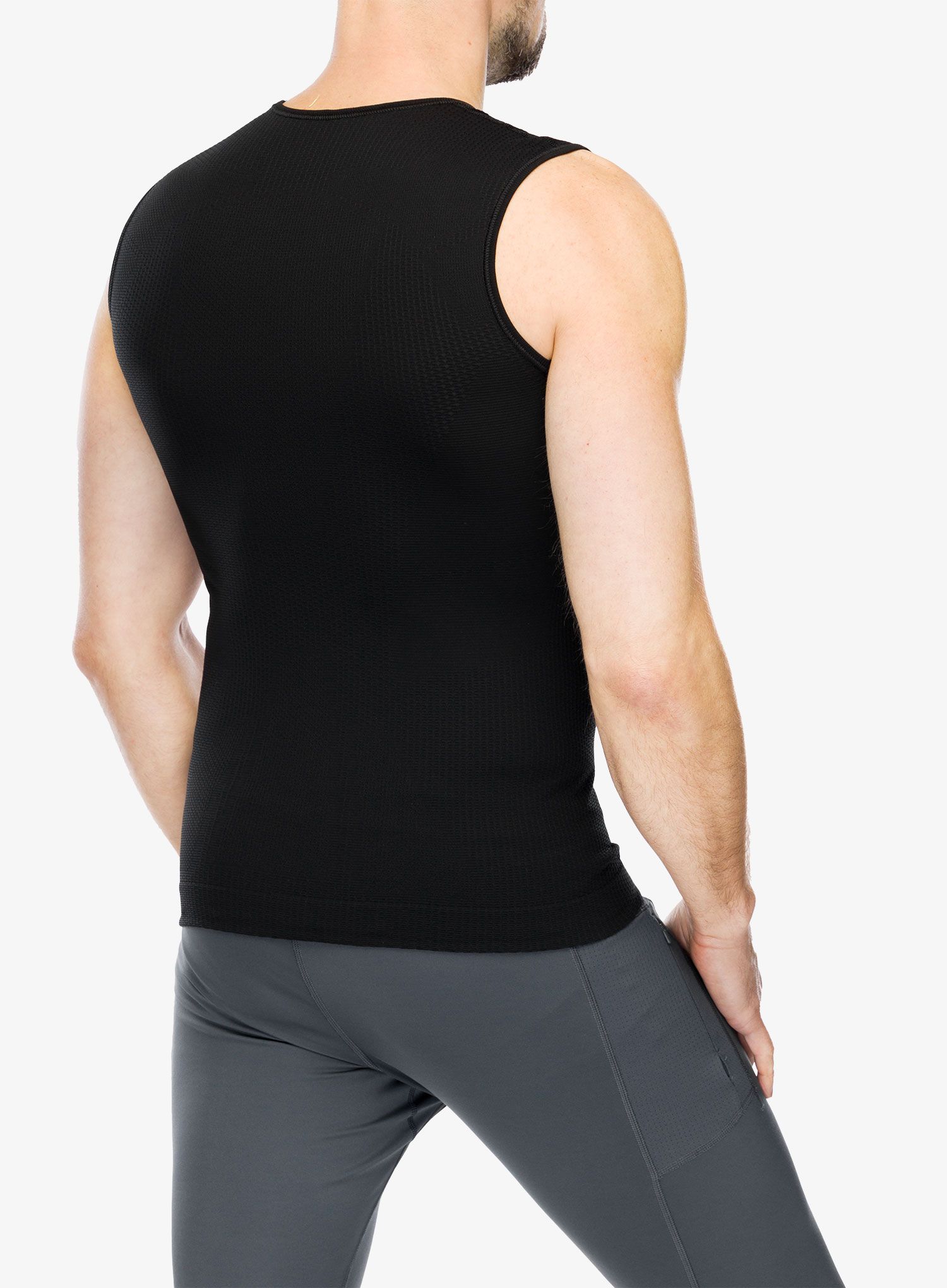 Tricou alergare barbati Brubeck 3D Run PRO Tank Top - black