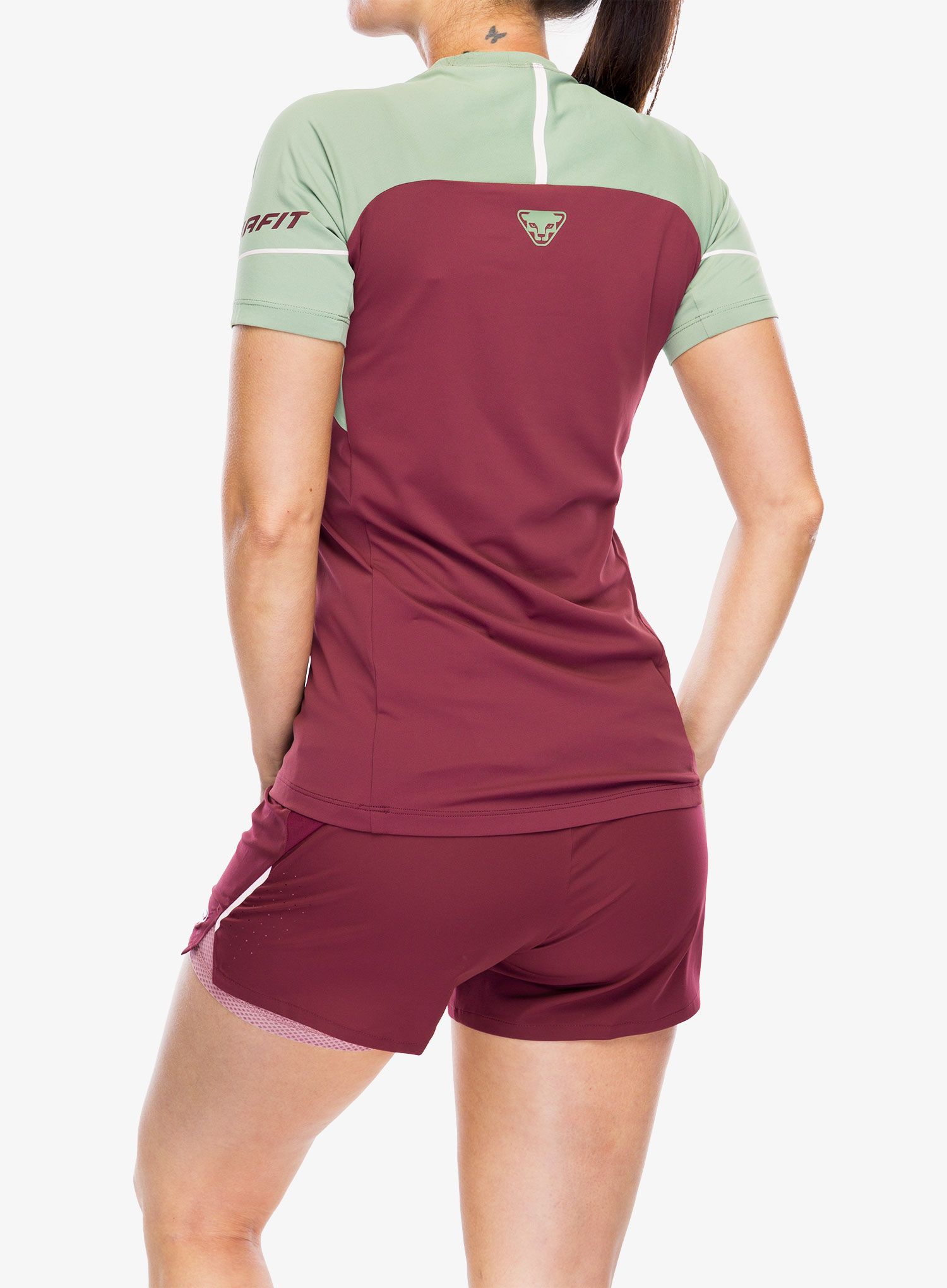 Tricou alergare femei Dynafit Alpine Pro S/S Tee - burgundy