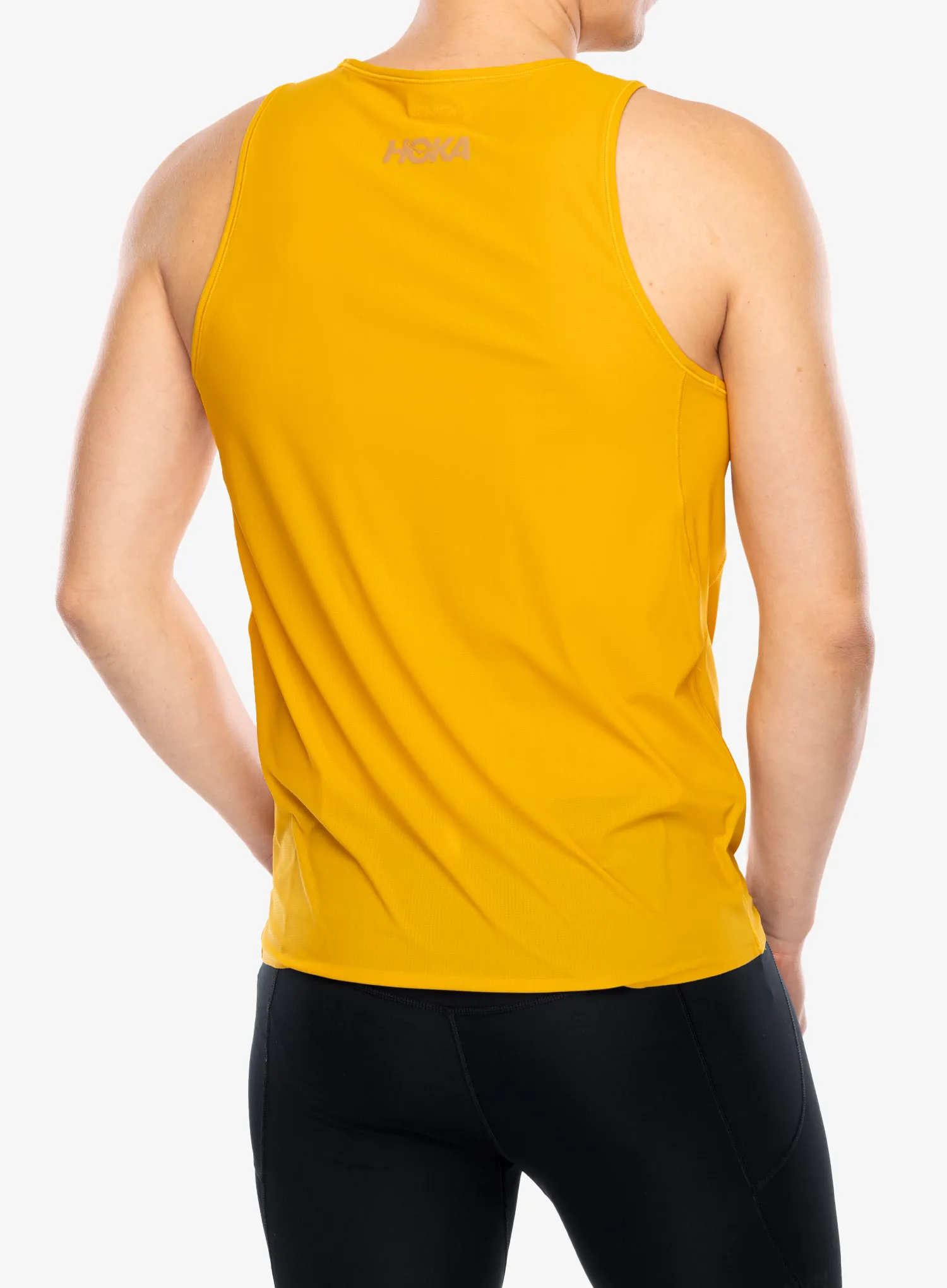 Tricou alergare Hoka Airolite Run Tank - varisty yellow