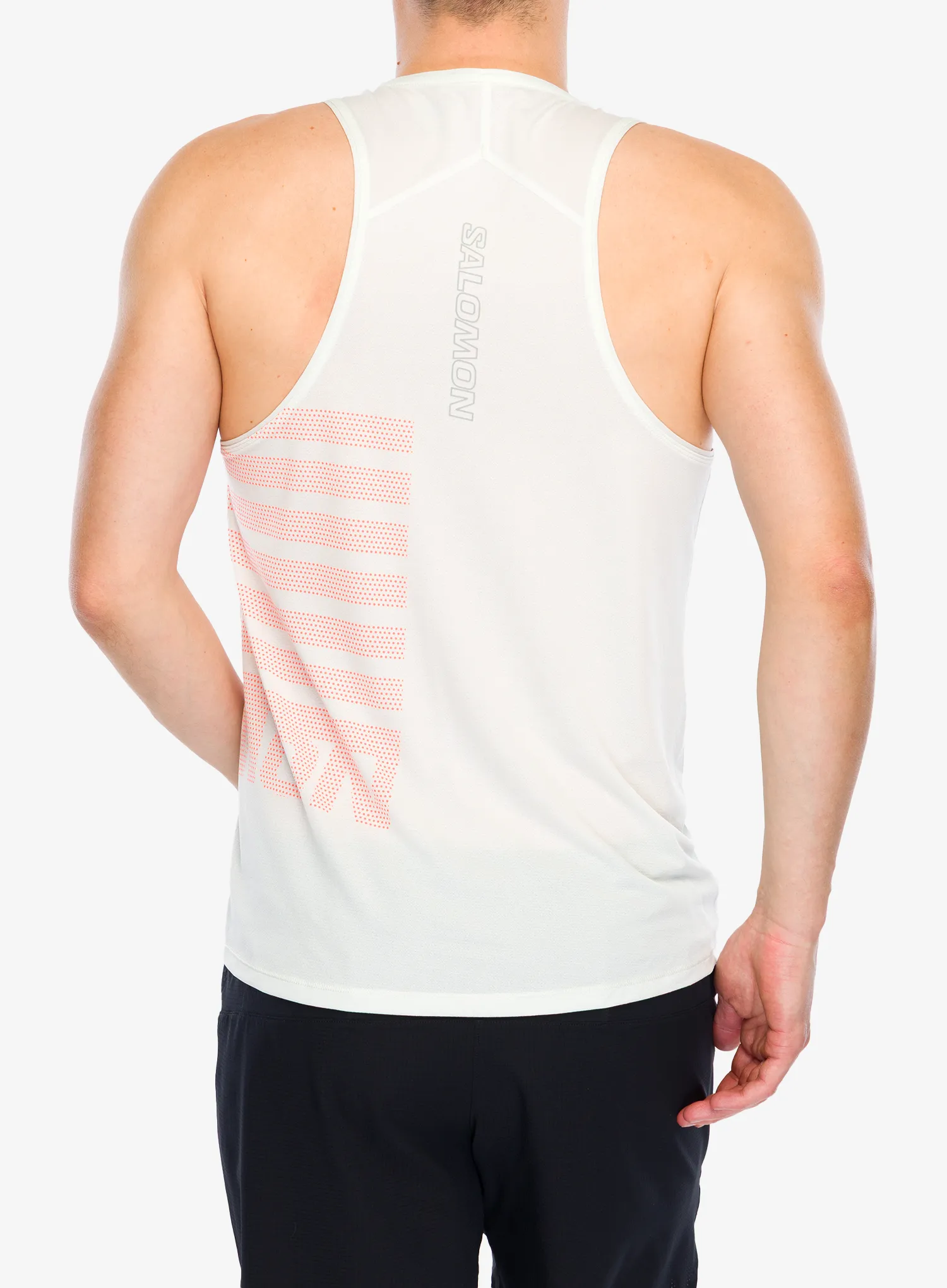 Tricou alergare Salomon Sense Aero Singlet GFX - icicle
