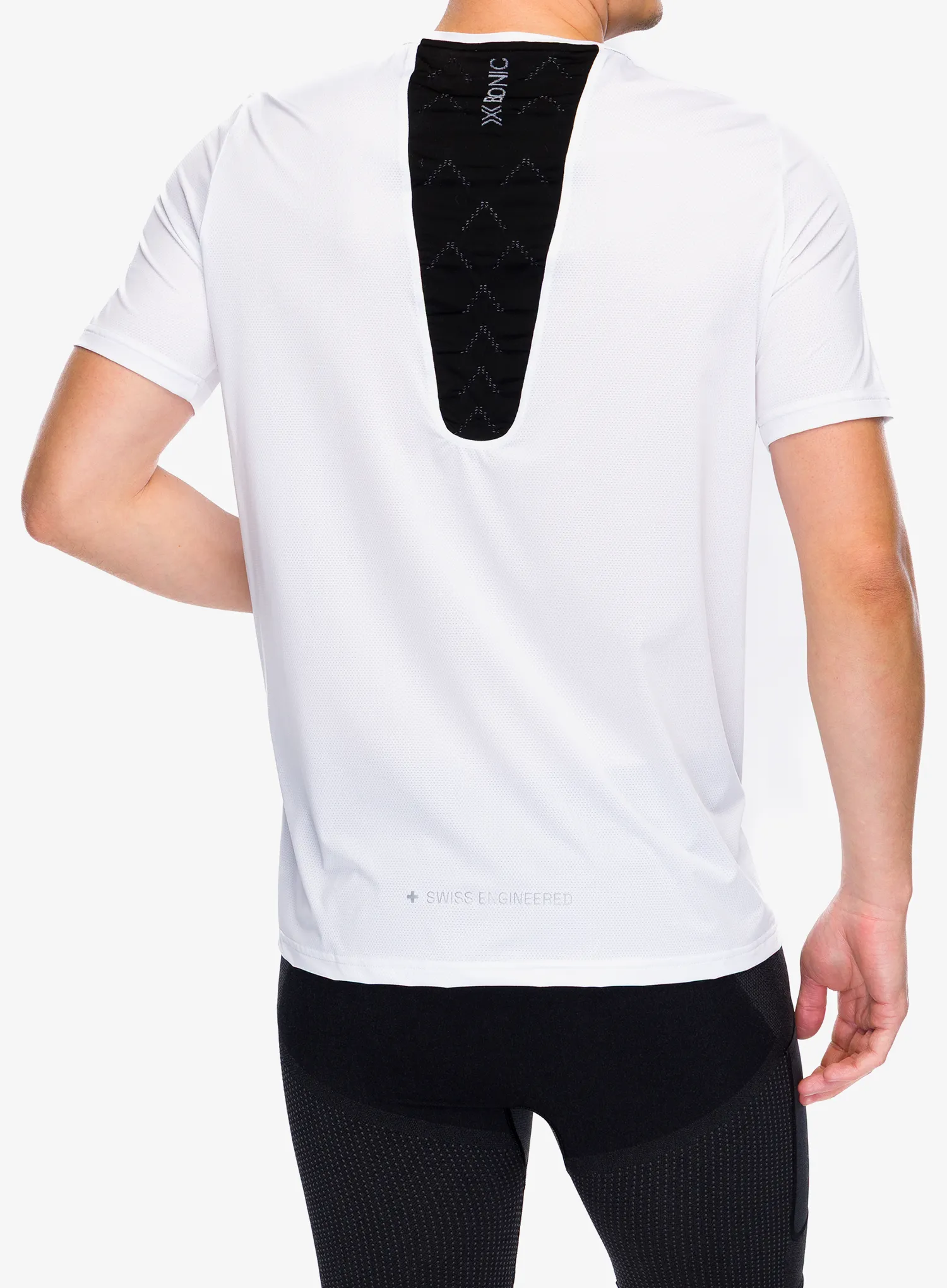 Tricou alergare X-bionic Corefusion Run Shirt SS - x white