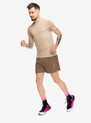 Tricou alergare X-Bionic Xceed Run Perform Shirt - sand