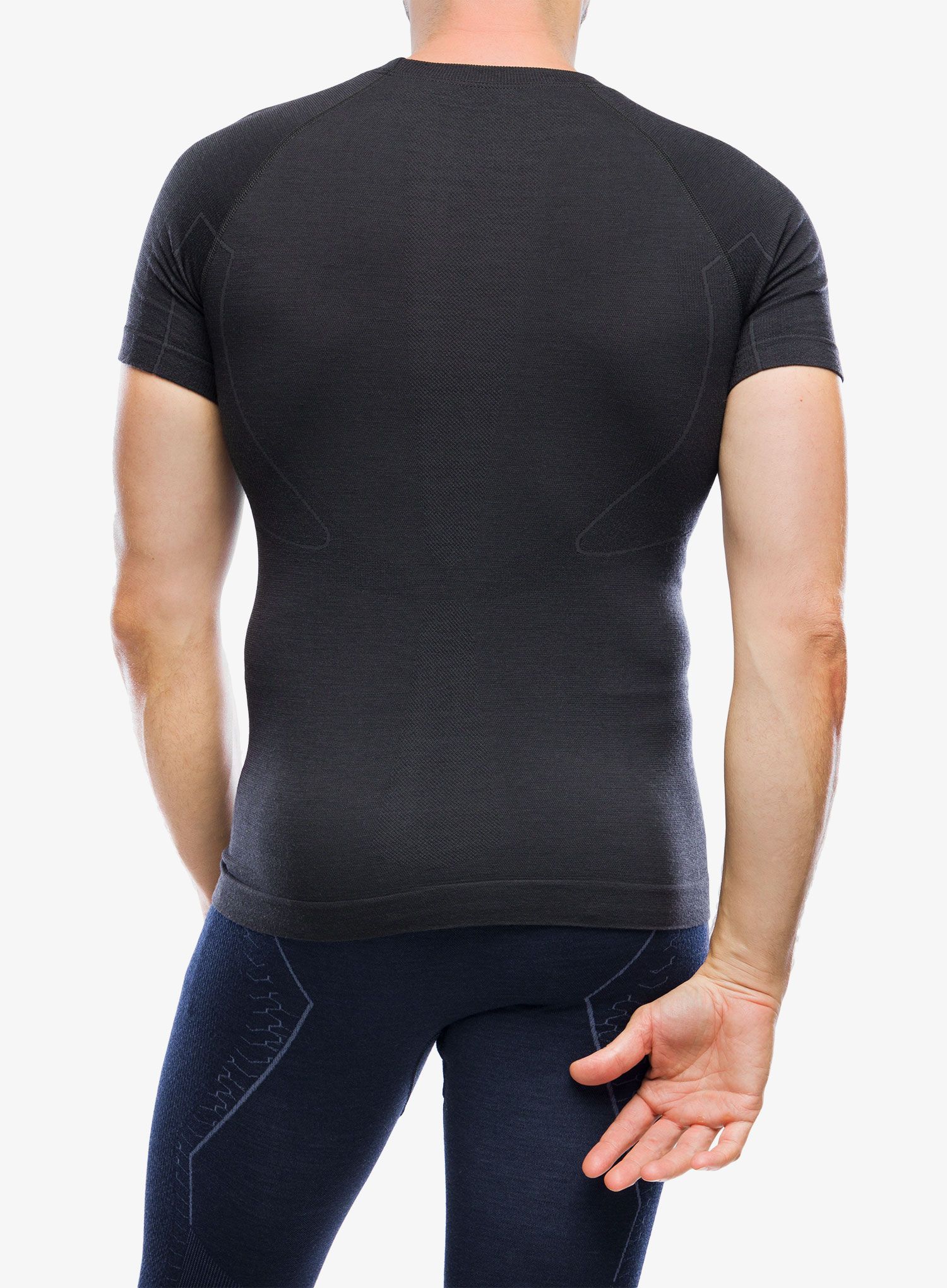 Tricou barbati Brubeck Active Wool T-shirt - graphite