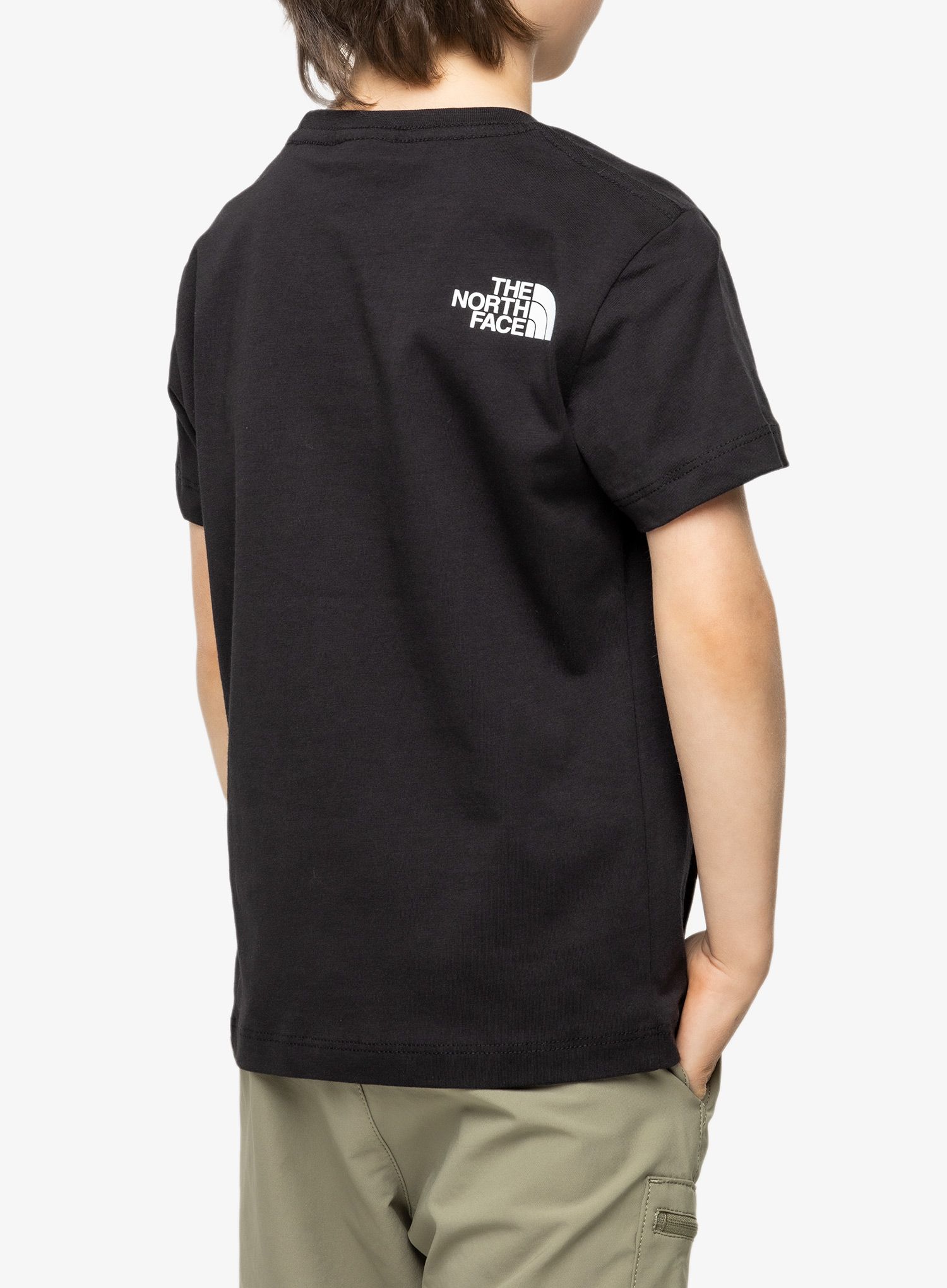 Tricou pentru băieti The North Face S/S Easy Tee - black/white