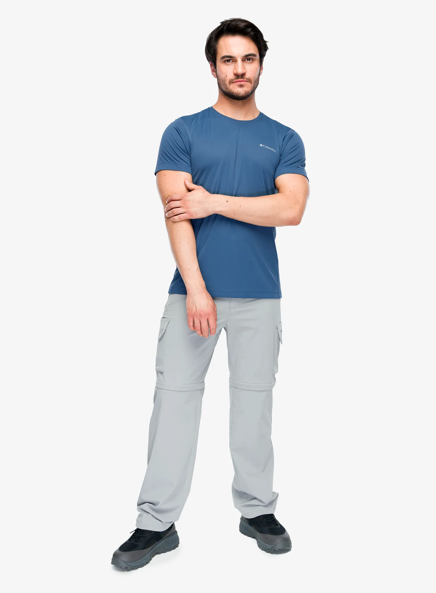 Tricou Columbia Zero Rules Light S/S Crew - dark mountain